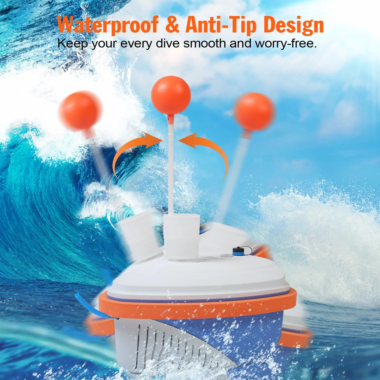 Sistema di Immersione Subacquea, Supporta 2 Subacquei, Ventilatore per Immersioni, Sistema di Immersione con Tubo da 18 m, Hookah Snuba con Serbatoio, 5-6 Ore