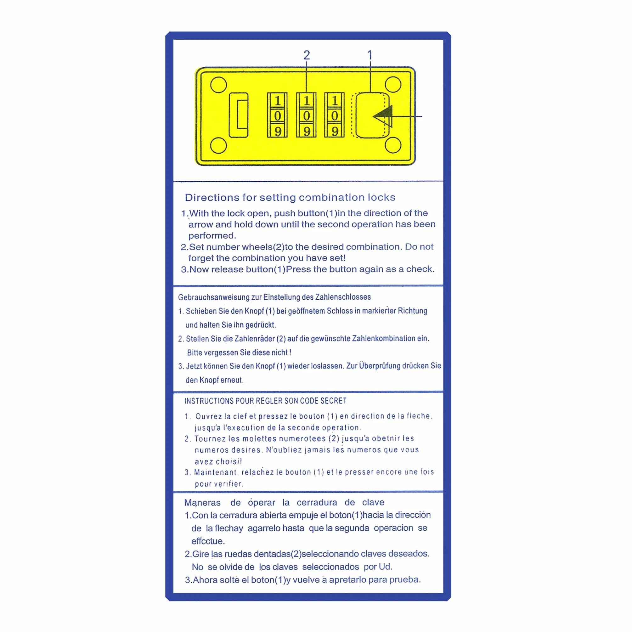 Valigetta per pistola, valigetta per fucile in plastica, custodia per armi e munizioni, con 4 serrature
