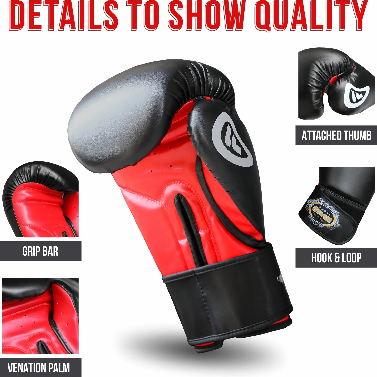 Farabi Sports Dragon Boxing Gloves MMA Muay Thai Kickboxing Fitness Punching