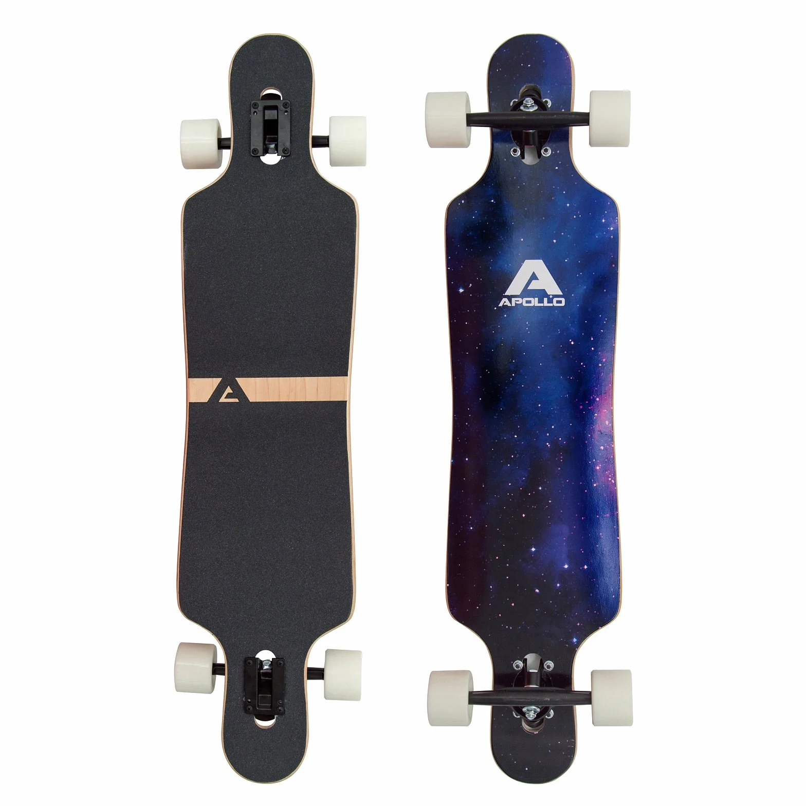 Apollo Longboard Special Edition tavola Completa, con Cuscinetti a Sfera ABEC High Speed, Drop-Through Freeride Skating Cruiser Boards