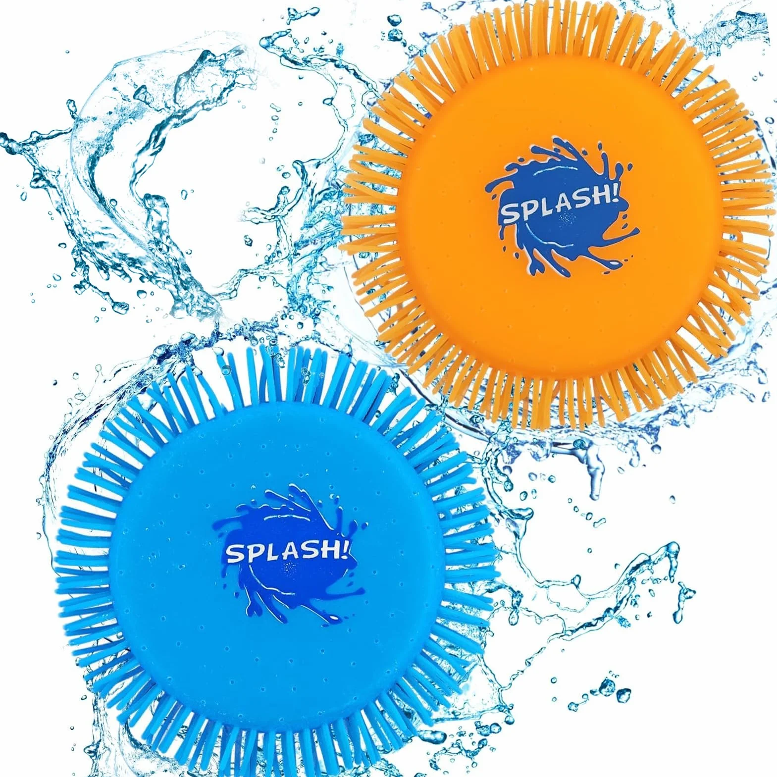 Frisbee ad Acqua, Disco da Lancio in Schiuma e Silicone, Giocattolo Pesci Piscina, Gioco Acquatico, Divertimento Estivo