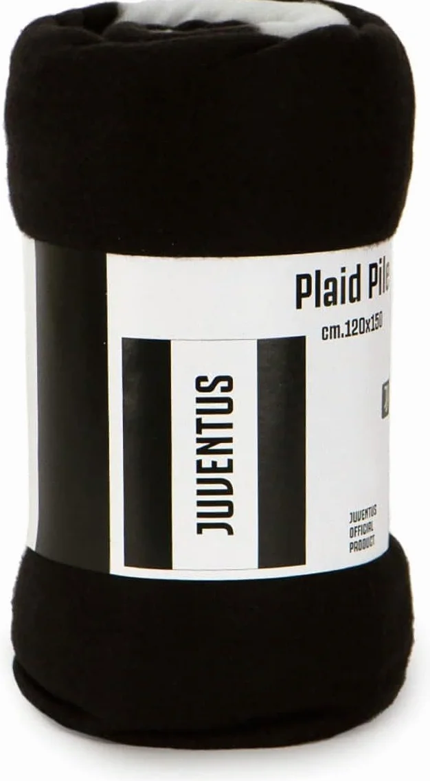 Juventus F.C. Coperta in Pile Plaid 120x150 Prodotto Ufficiale