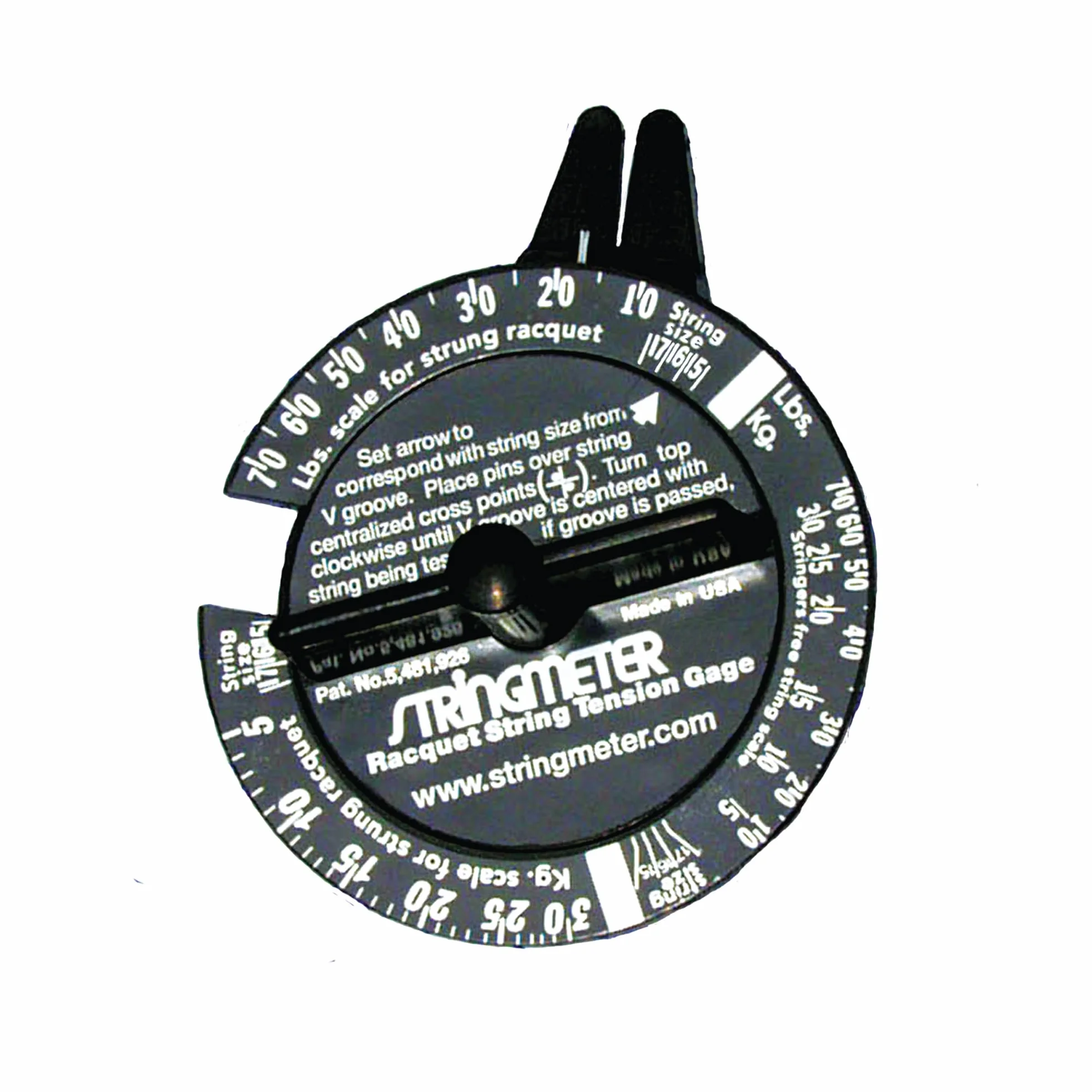 Tourna Racquet String Tension Meter Tennis Racquetball Squash