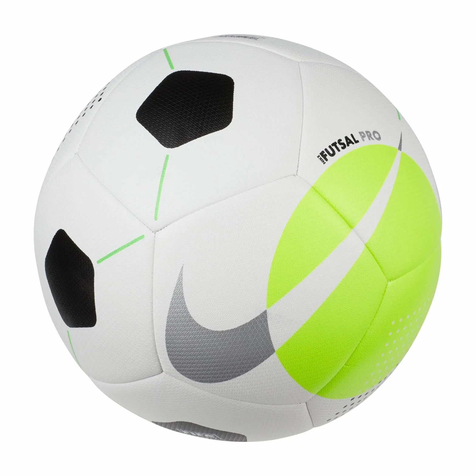 Nike DH1992-100 Nike Futsal Pro Pallone da calcio ricreativo Unisex Adulto WHITE/VOLT/SILVER Taglia 0