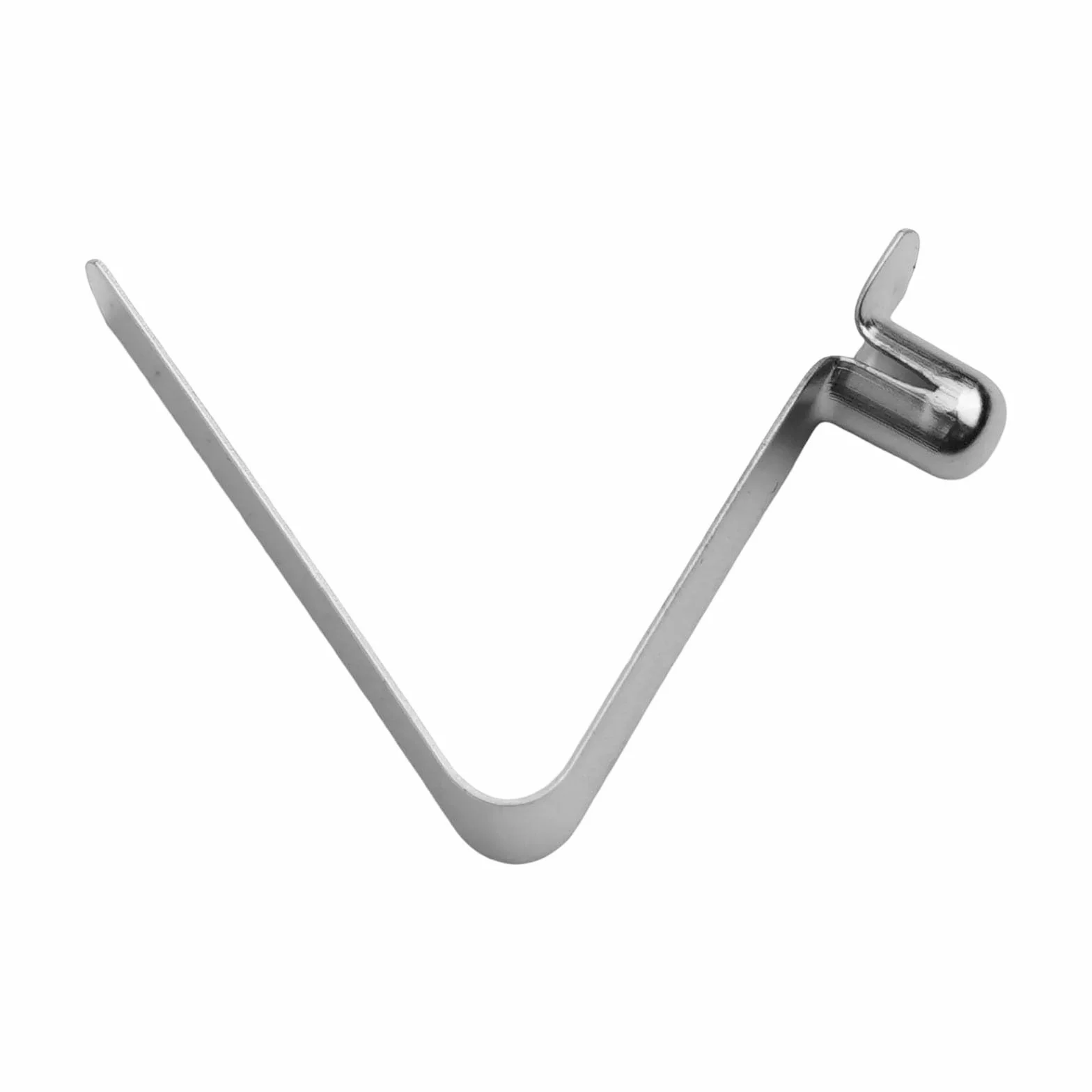 Clip a molla per canoa kayak pagaia 5,5 mm acciaio argento 100 pezzi
