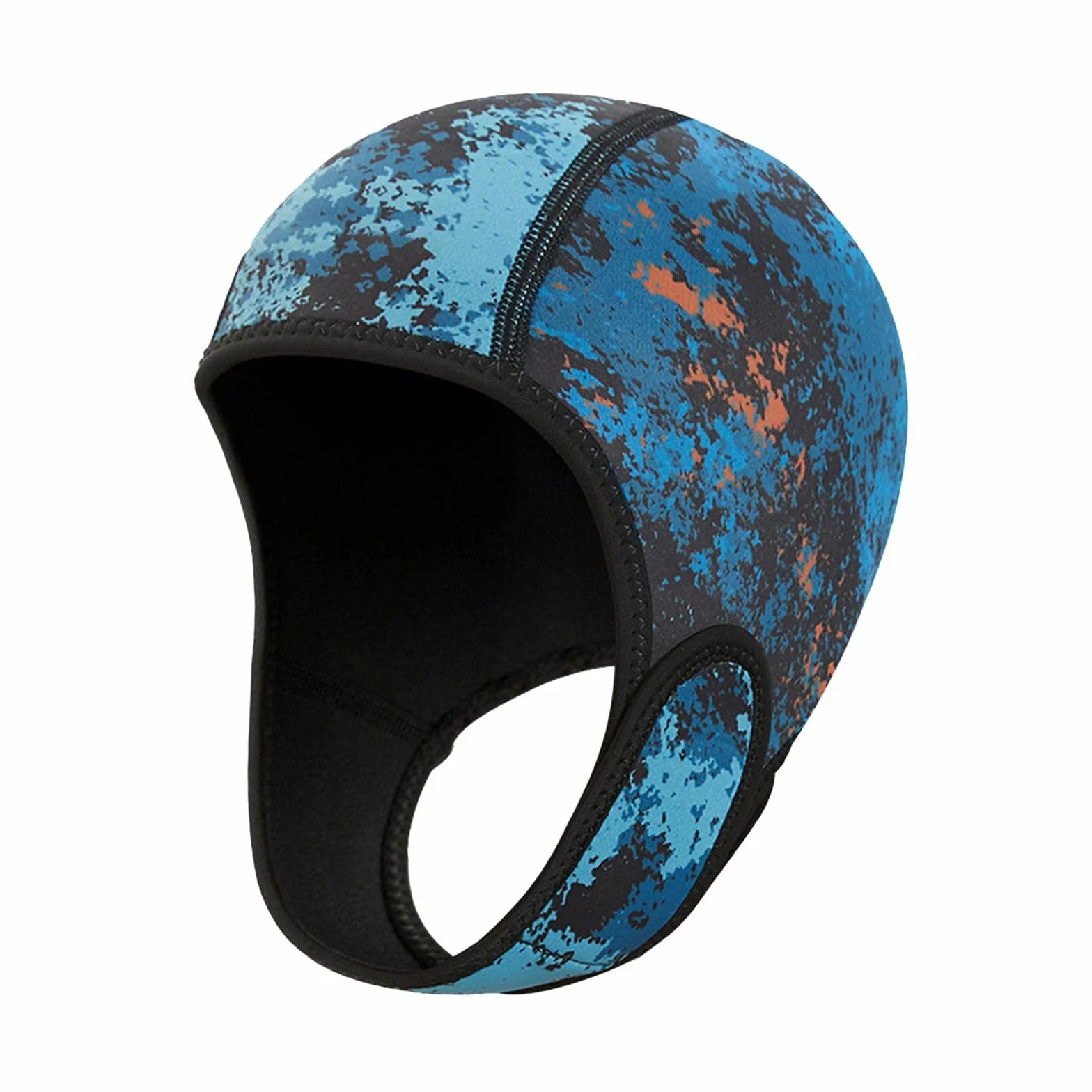 Cappuccio da Immersione in Neoprene 2 mm Elastico Caldo con Sottogola