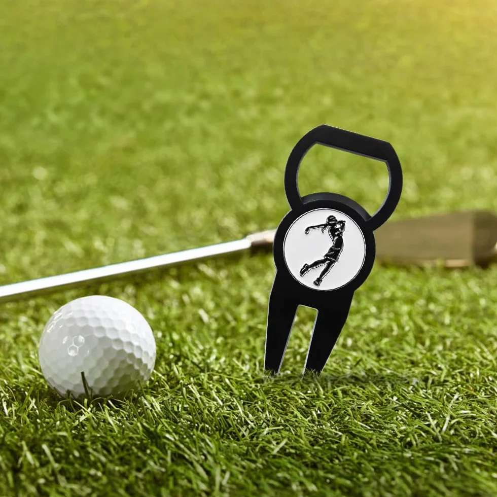 MiOYOOW Strumento di Riparazione Divot Golf con Apribottiglie