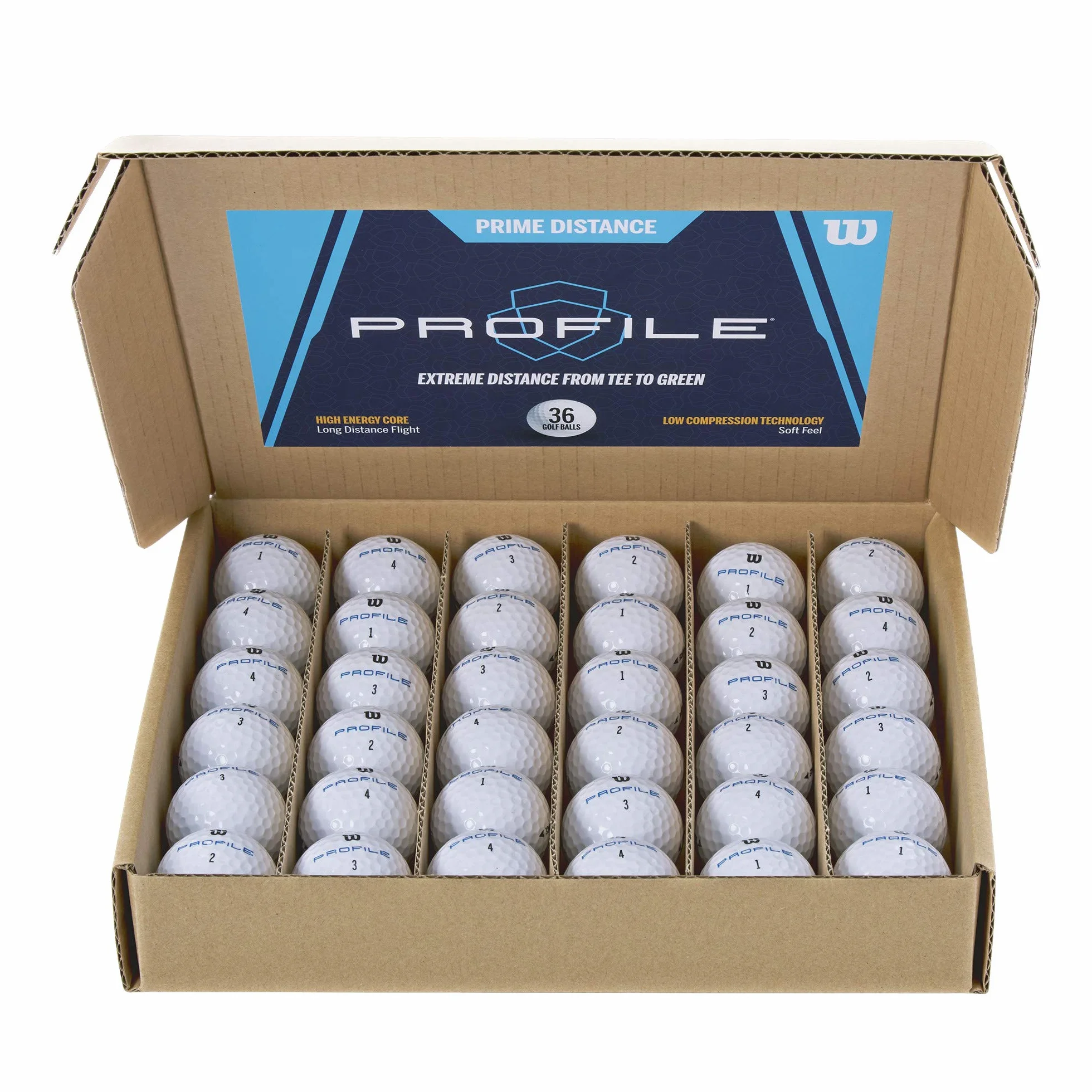 Wilson Profile Distance Golf Ball 36 Pack