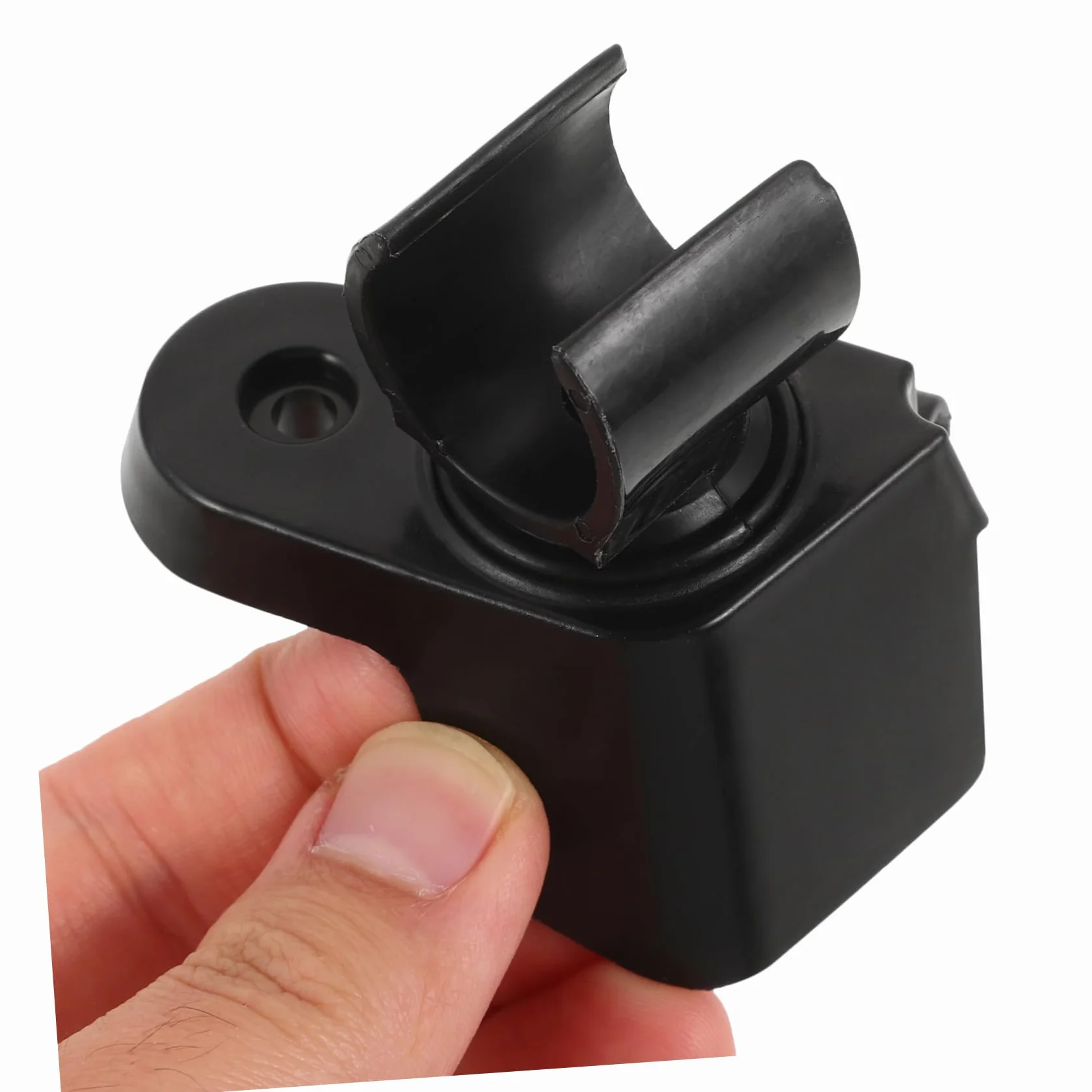 Clip portale per torcia elettrica per casco da lavoro, accessorio leggero e resistente per professionisti e fai da te