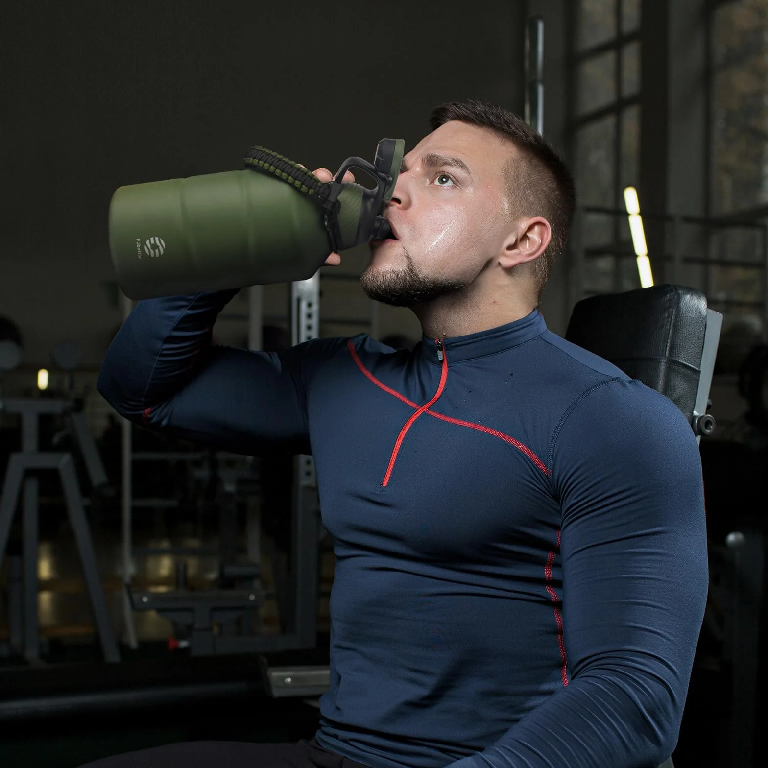 Fjbottle Borraccia Termica 1900ML Acciaio Inox Senza BPA Sportiva con Tappo Magnetico