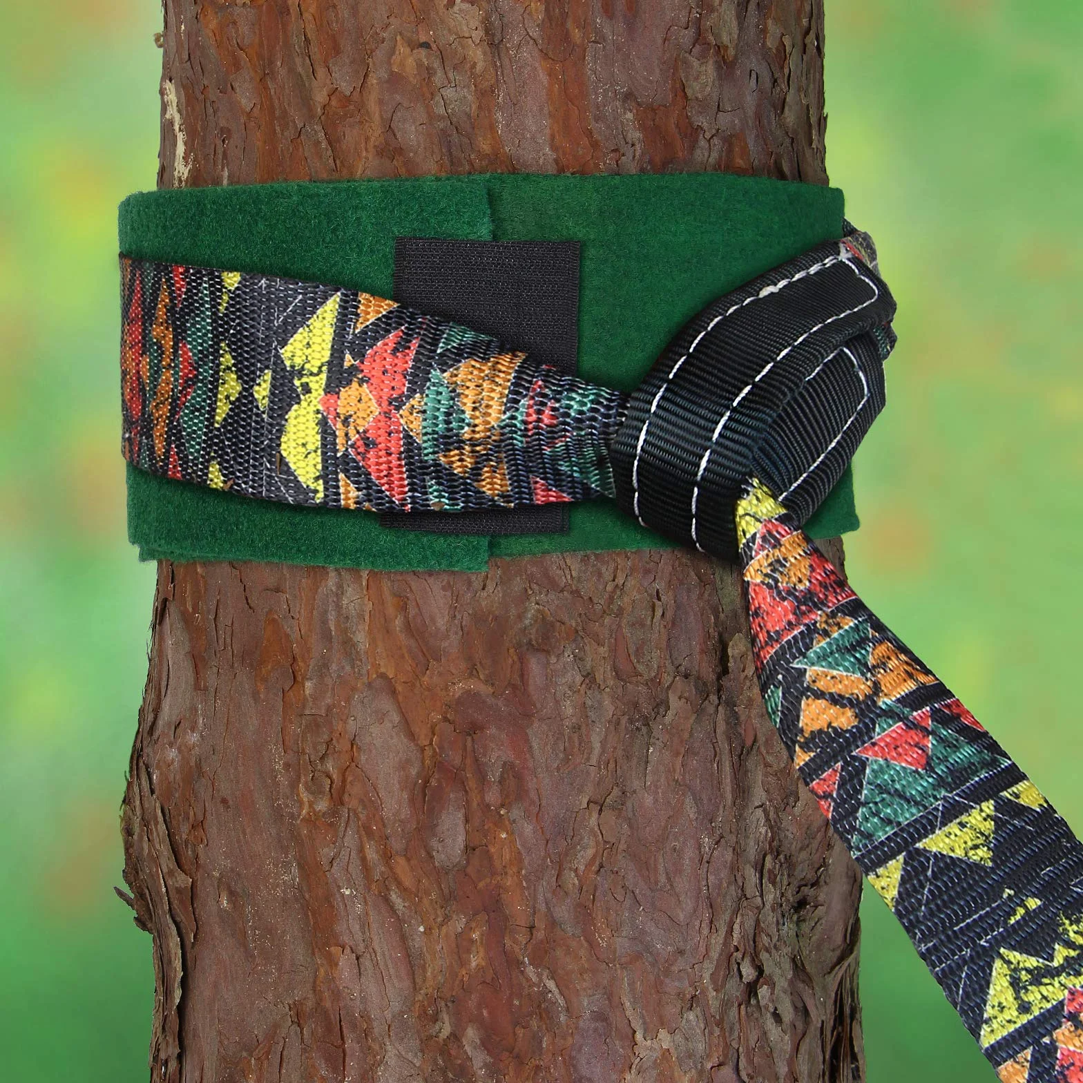 ALPIDEX Slackline Set 15 m z ochroną drzewa i zabezpieczeniem zapadkowym dla dzieci, początkujących i zaawansowanych