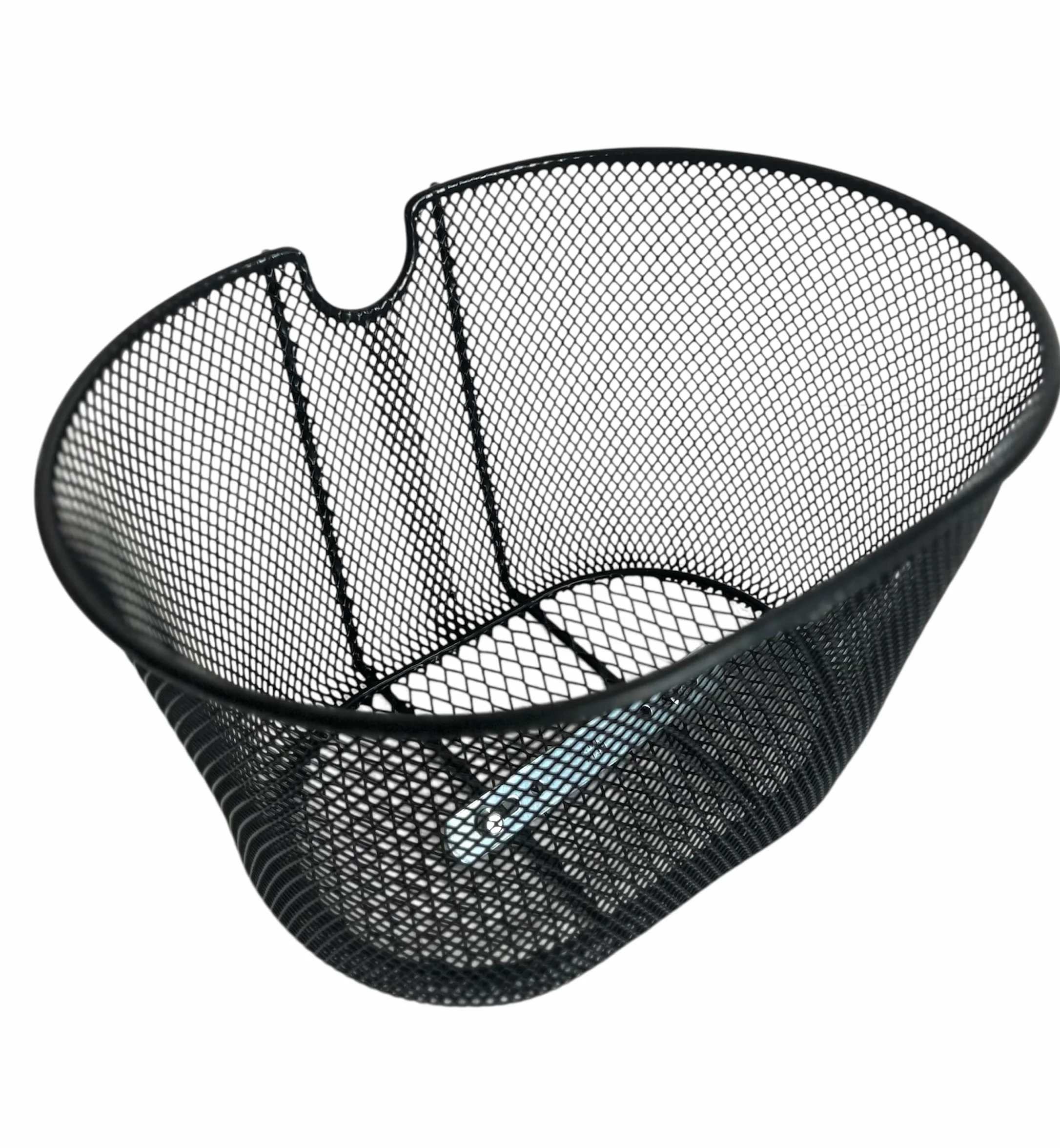 Koszyk rowerowy przedni metalowy siatka 26x17x24 cm 32x26 cm