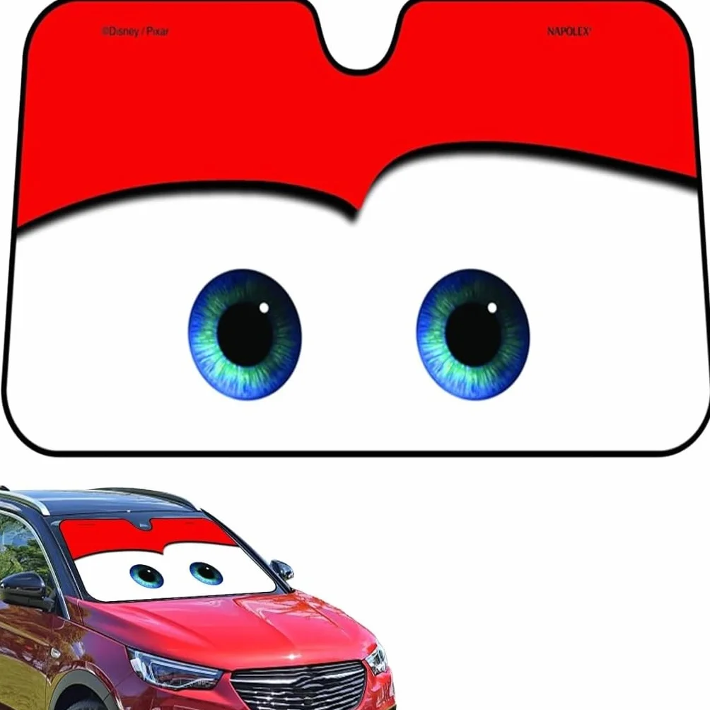 Parasole Cars Occhi, Parasole Per Auto Interno Pieghevole, Per Auto Coprisole Auto Contro I Raggi UV(A)