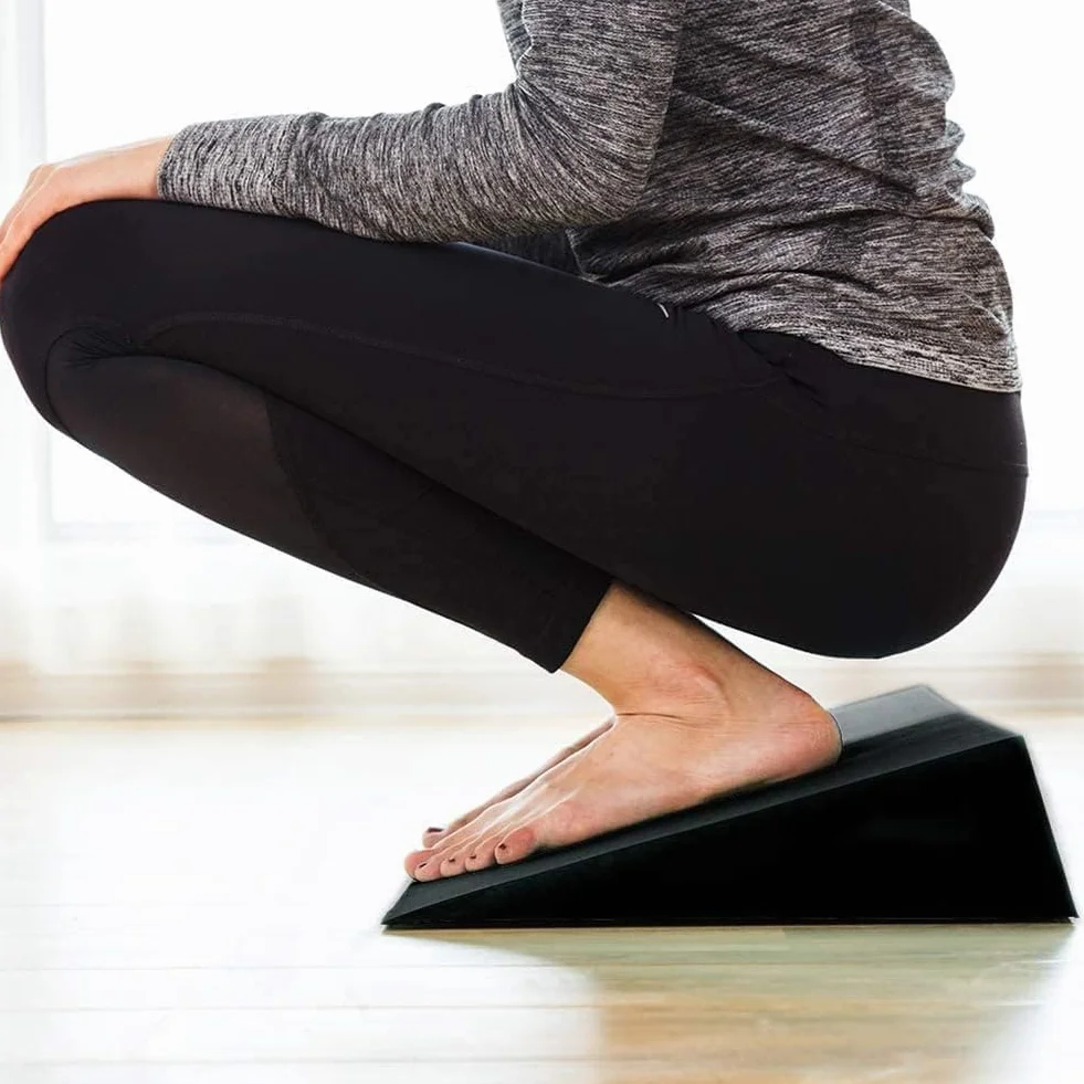 Rampa per Squat Regolabile con Piastra Inclinabile per Squat e Stacchi