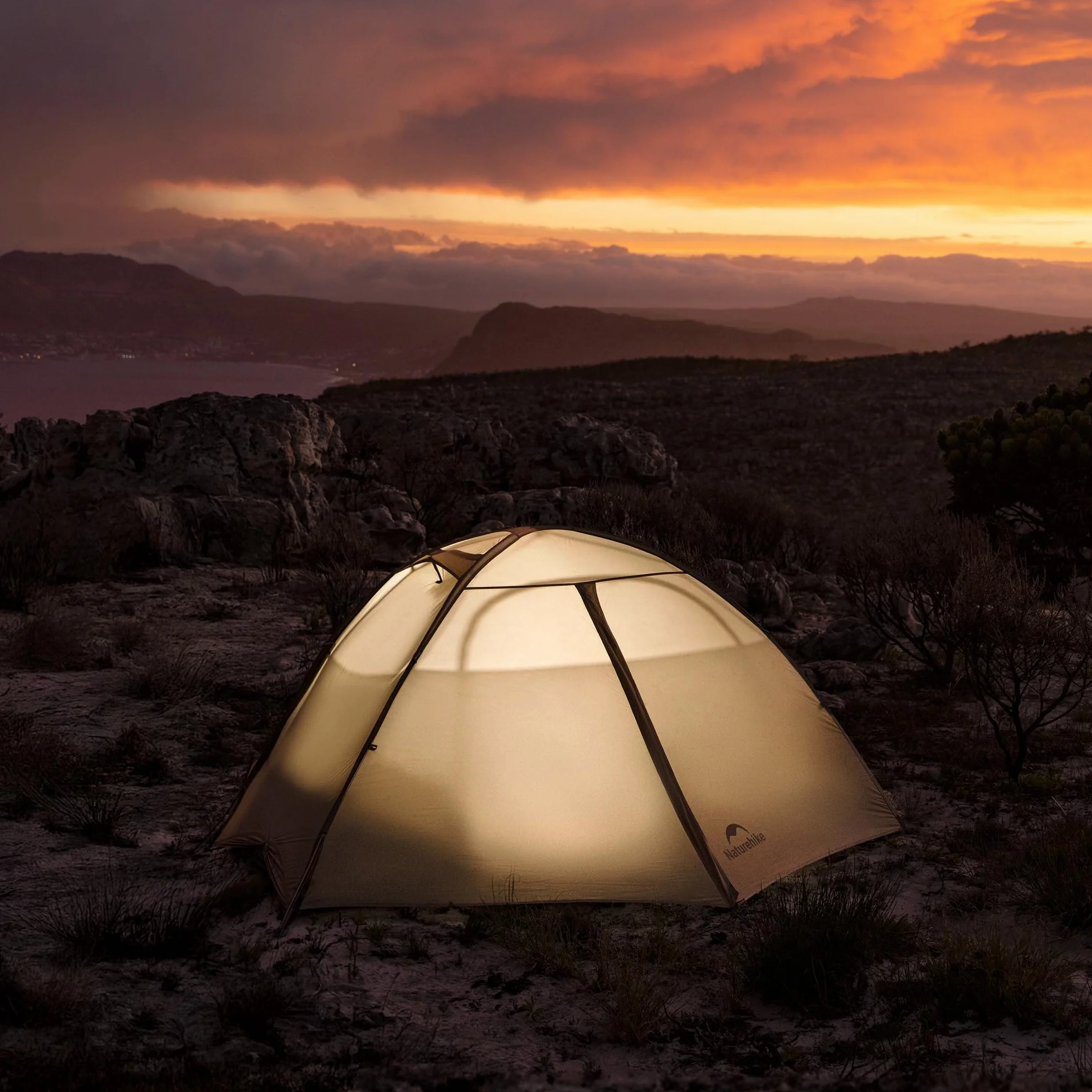 Naturehike Giling Pro/UL Tenda a Cupola 1-2 Persone 4 Stagioni Ultraleggera Impermeabile per Backpacking