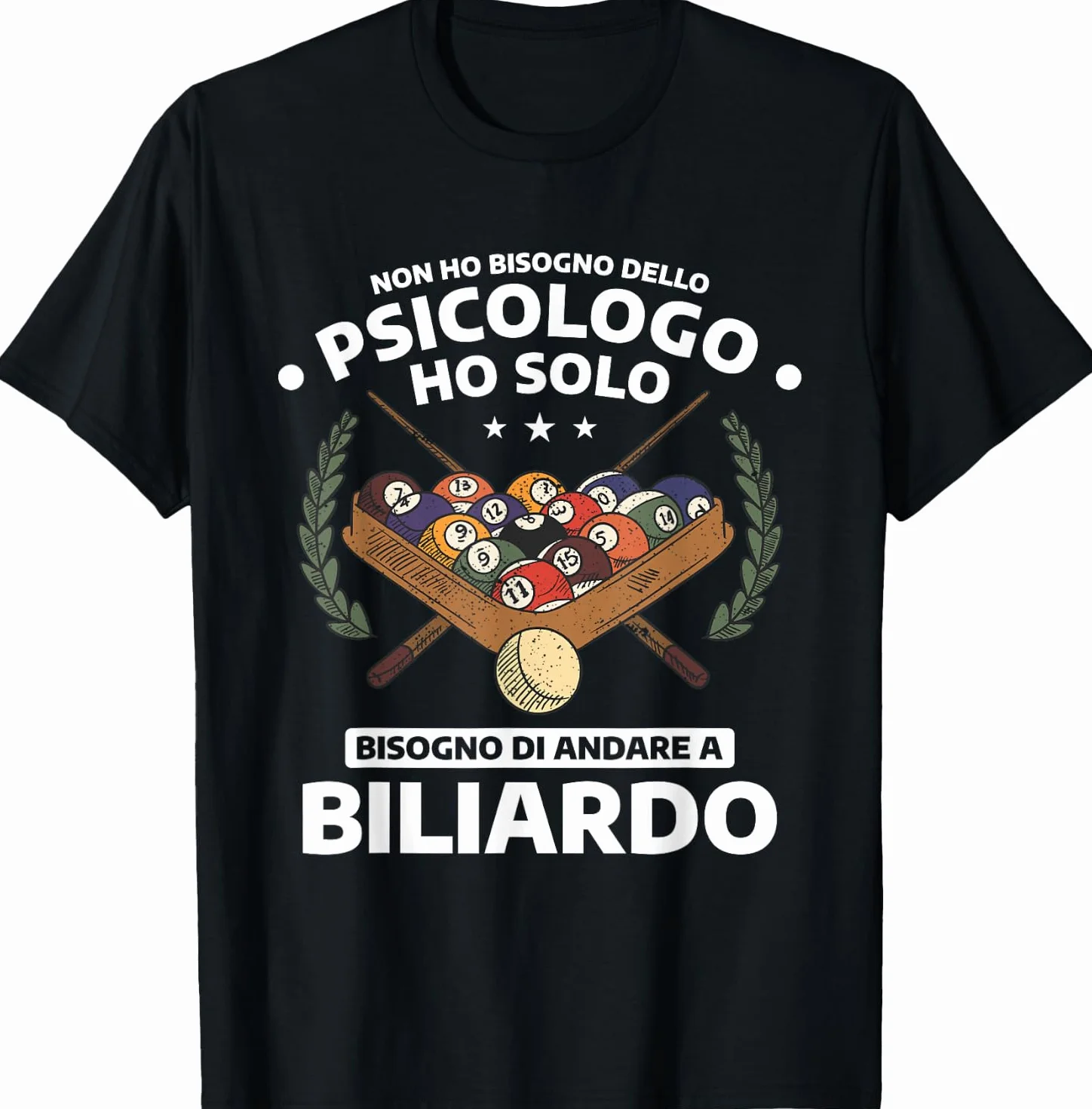 Citazione Sport Biliardo Divertente Maglietta