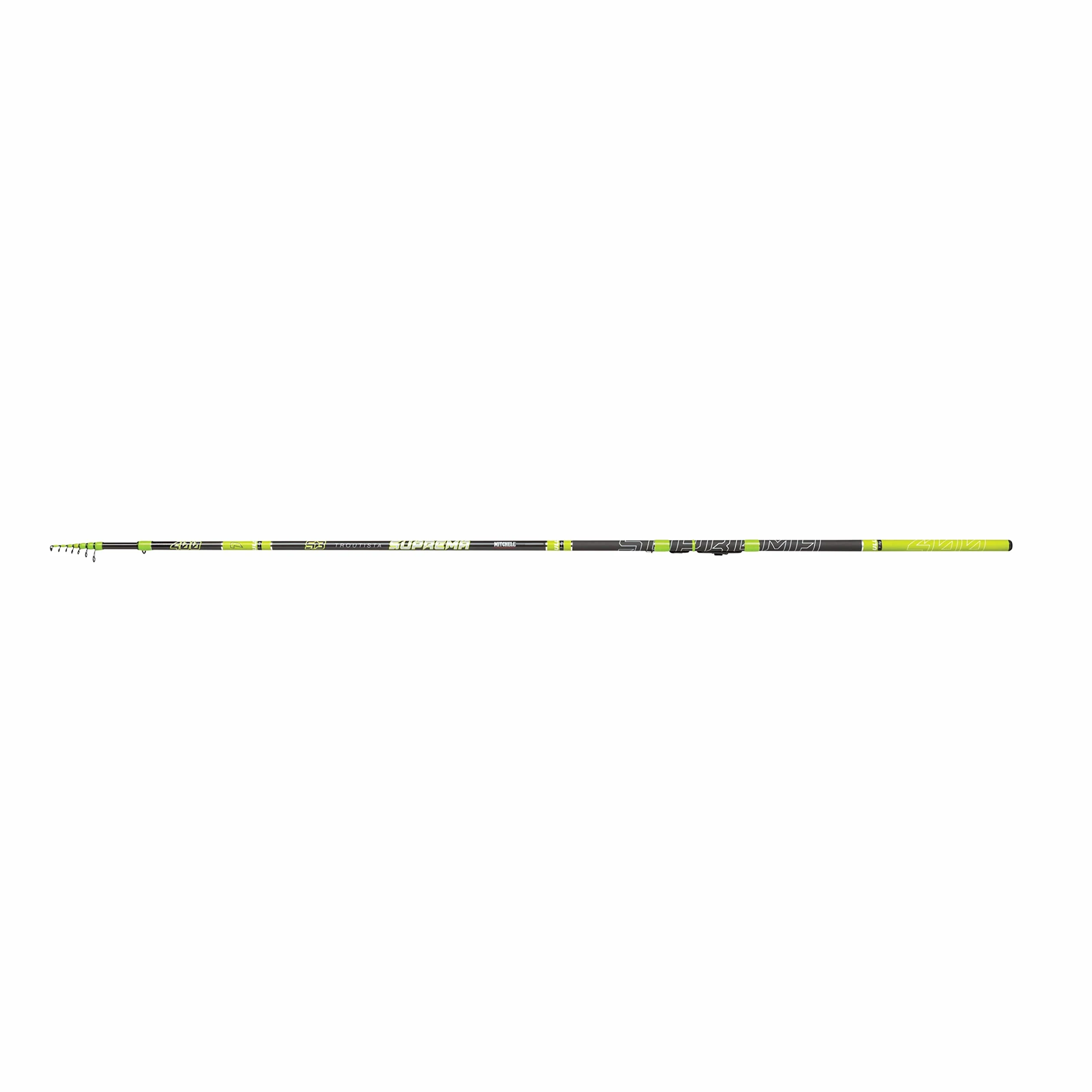 Mitchell Suprema™ Troutista S3 Canna | Canna da pesca alla trota in carbonio M30 con fusto leggero e reattivo | 11 azioni per la pesca agonistica e in lago | 4 m, 15-35 g