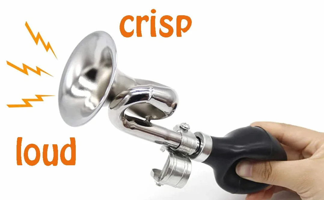 Clacson per bicicletta Forte Suono durevole Clip regolabile Facile installazione