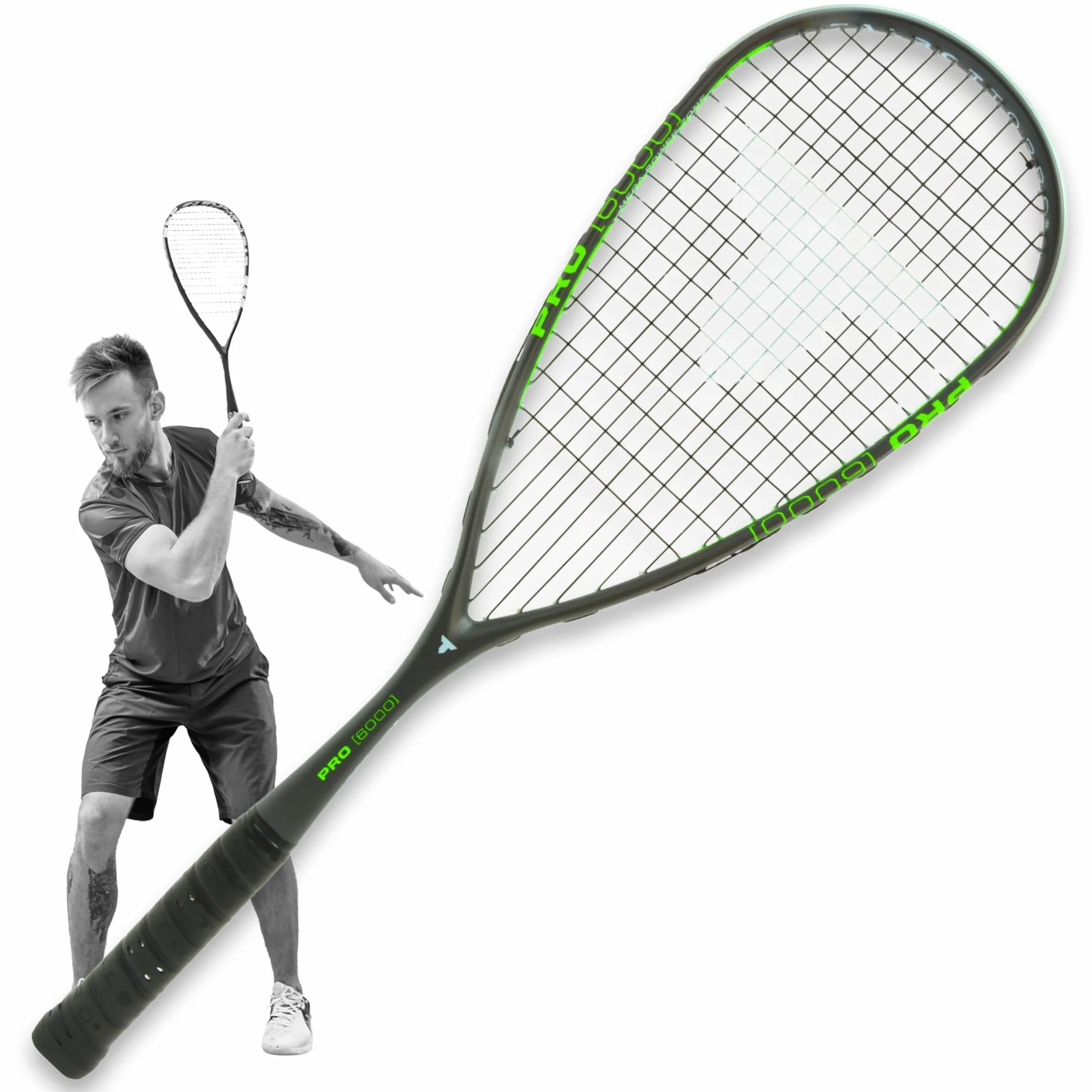 Talbot-Torro Racchetta da Squash PRO 6000 Carbon 4 Offense-Plus