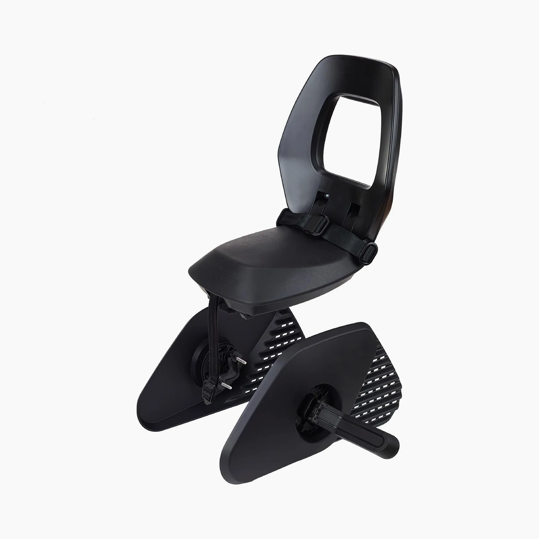 BOBIKE 8011900001 - Seggiolino Posteriore Bici con Portapacchi MIK-HD One Junior,per Bambini dai 6 Anni fino a 27 kg, Sicuro, Ergonomico, Pieghevole e Facile da Montare senza Attrezzi, Nero