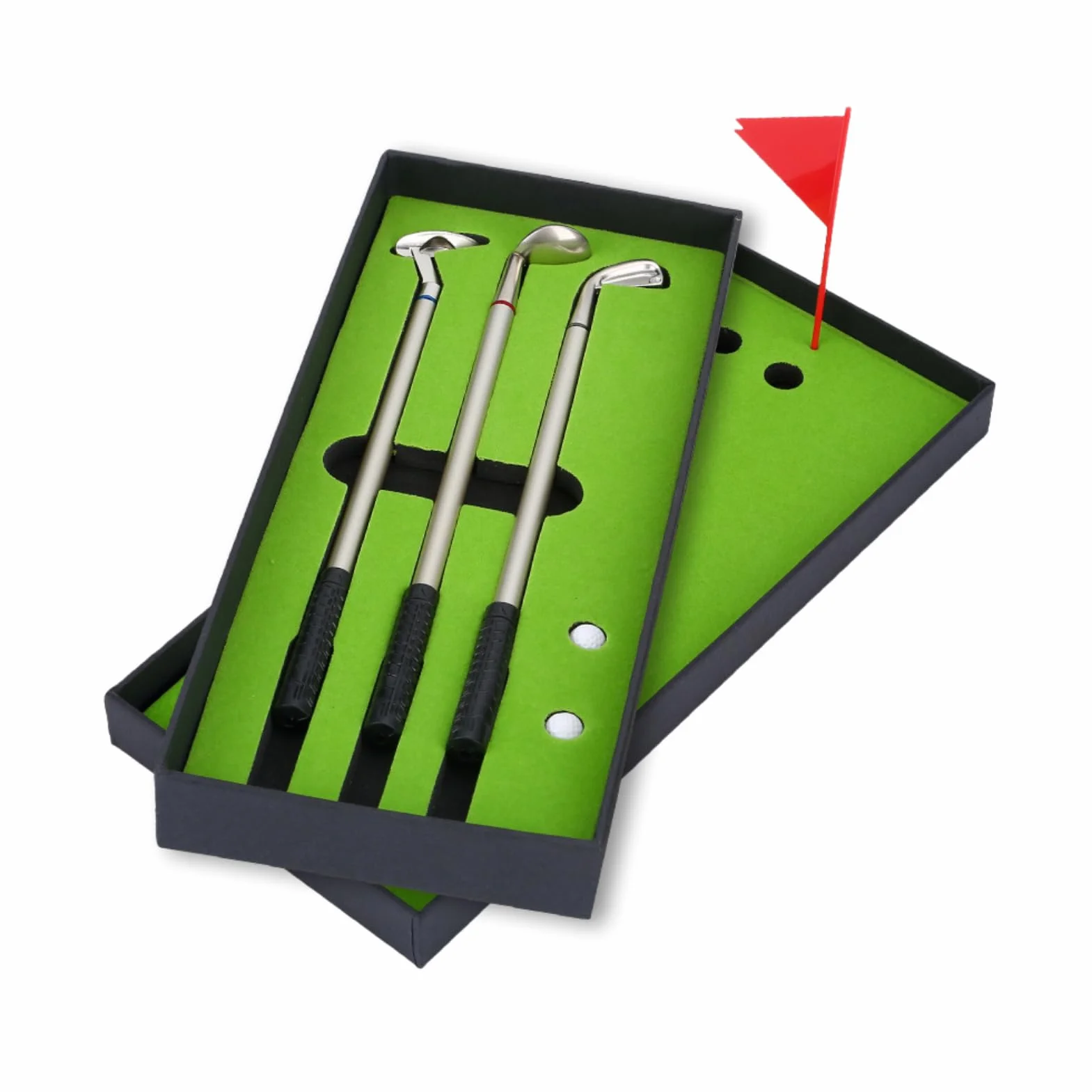 Set di Penne da Golf 3pcs Pen Set per Appassionati Regali Aziendali