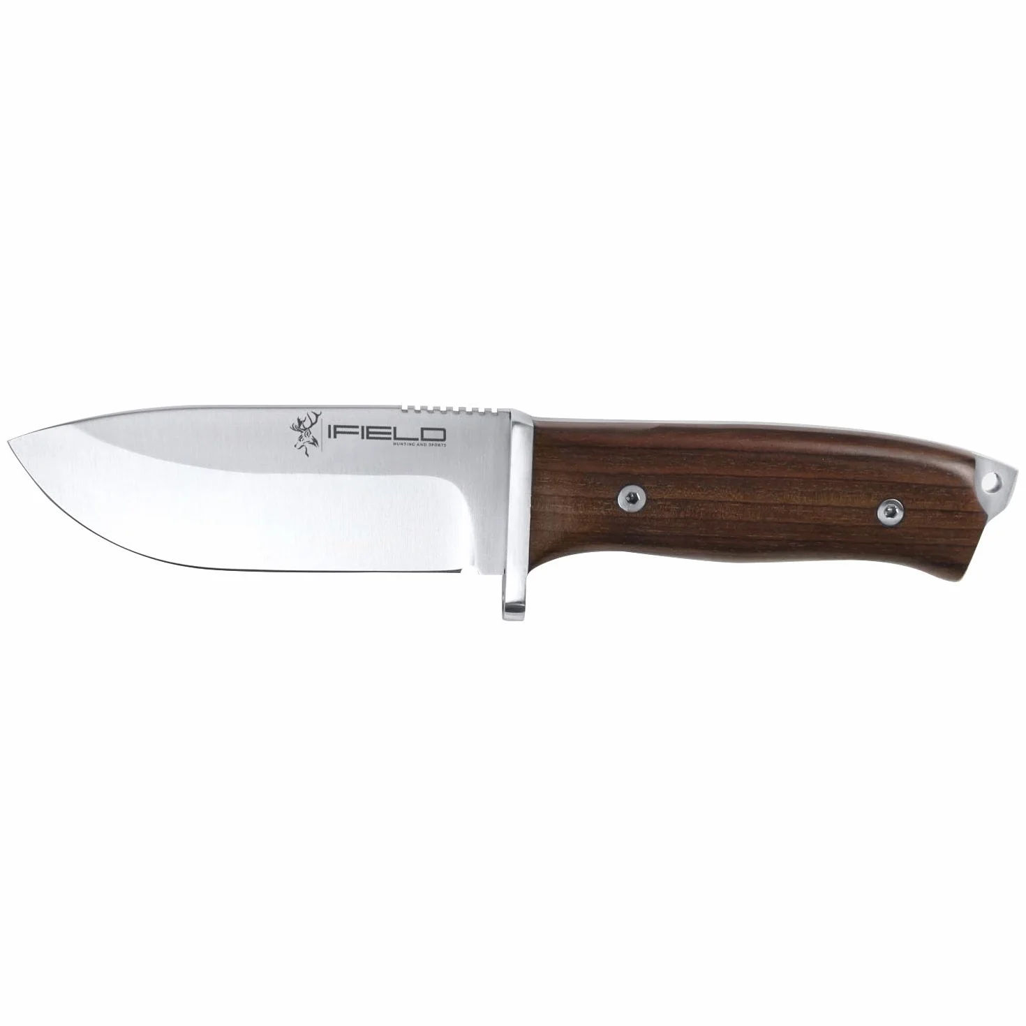 iFIELD EL29105 Multifunzionale escursioni, caccia e sopravvivenza coltello per l'esterno, manico in legno di Cocobolo con acciaio inox MOVA-58, fatto in Albacete (Spagna)