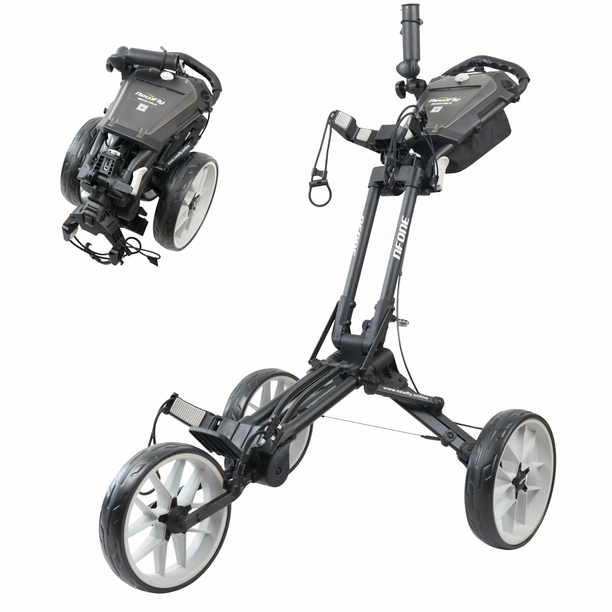 Carrello da Golf a Tre Ruote Pieghevole Newfly Ultra Leggero Compatto