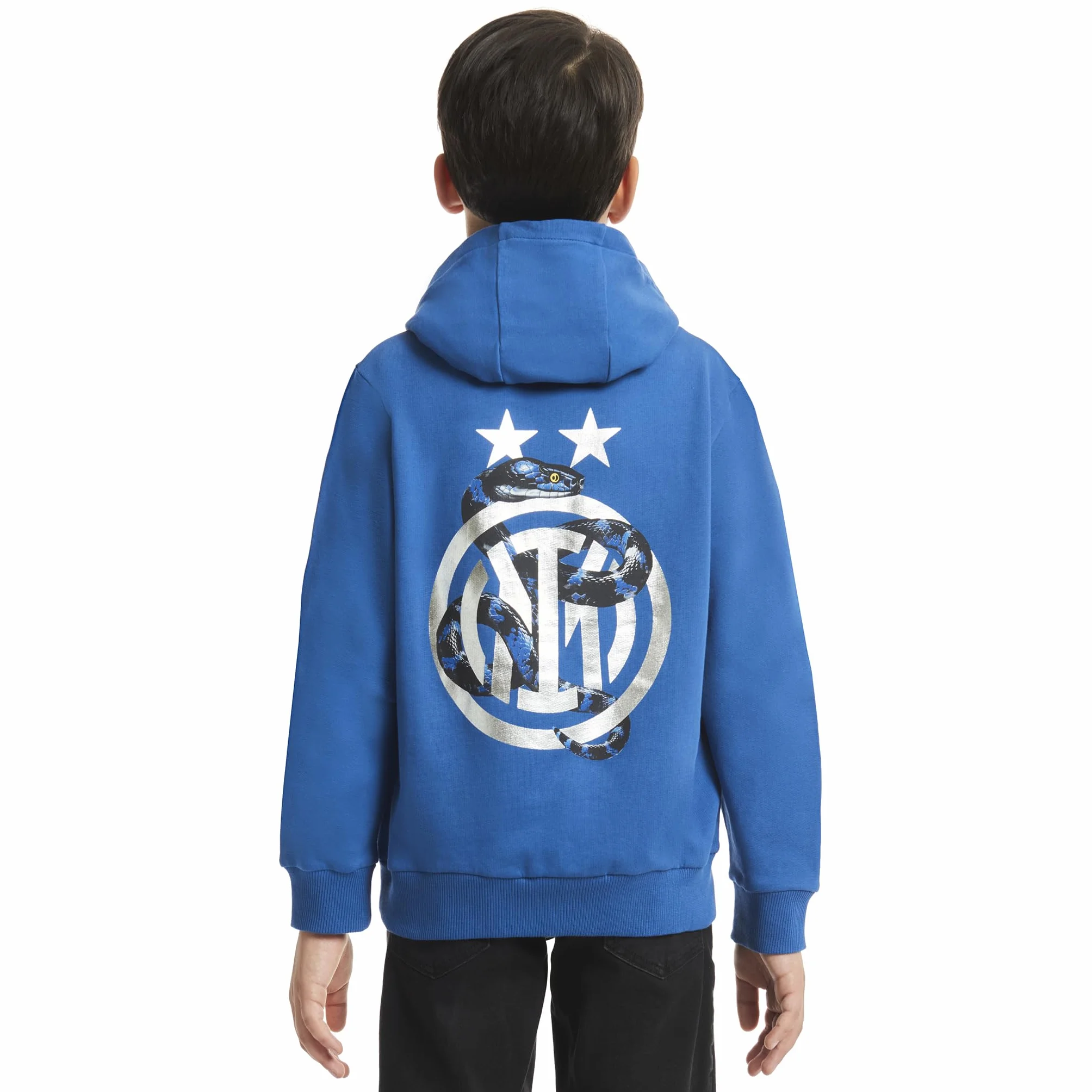 Inter Back To Stadium 22:43 Felpa con Cappuccio Unisex Bambini Ragazzi