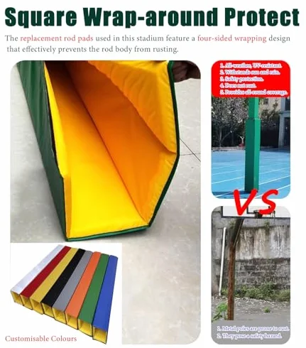 Crash Cushion Pads do palo quadrato ochronne UV do kortu