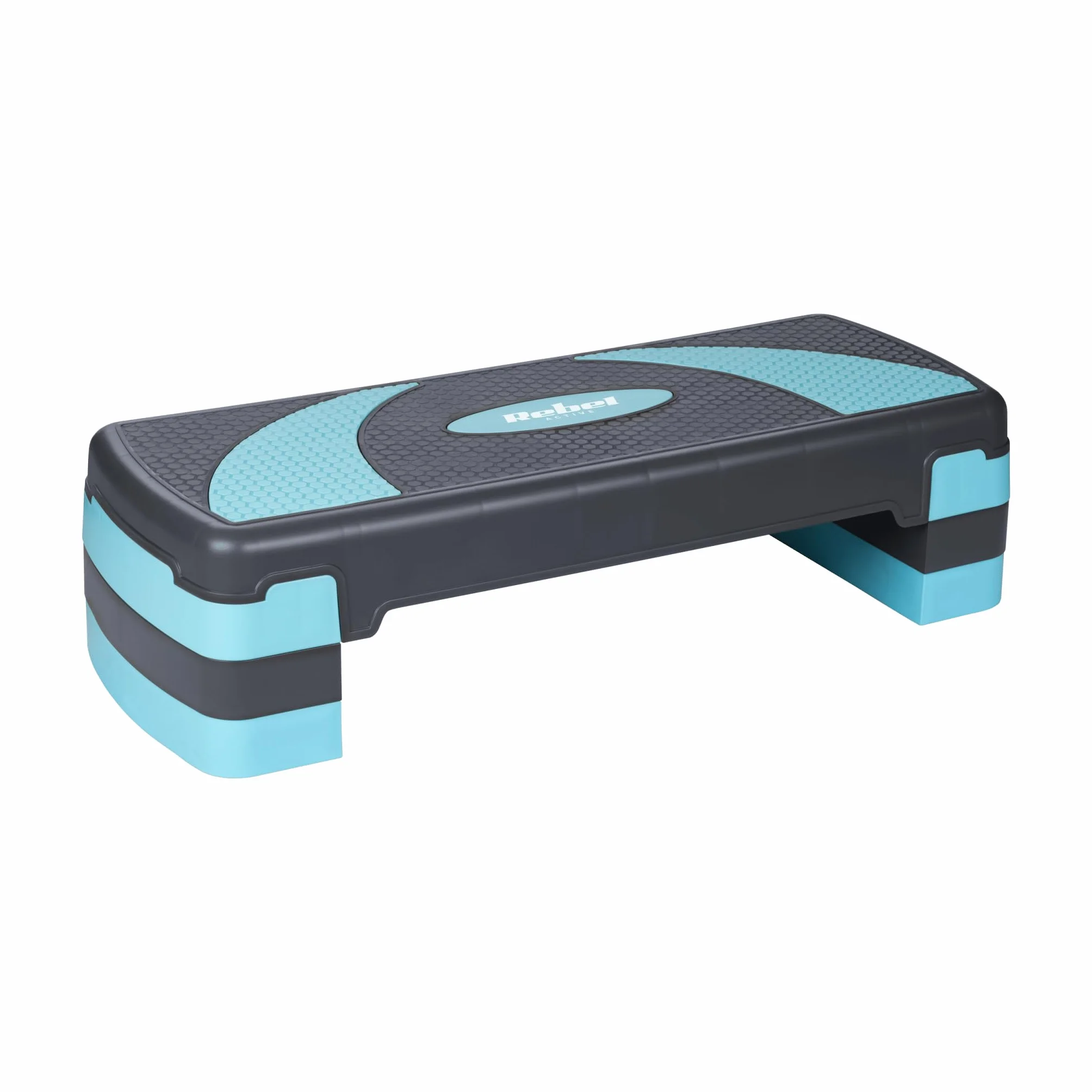 Rebel Step Fitness Aerobica & Esercizio 3 Gradi Grigio e Blu RBA-3225-BL