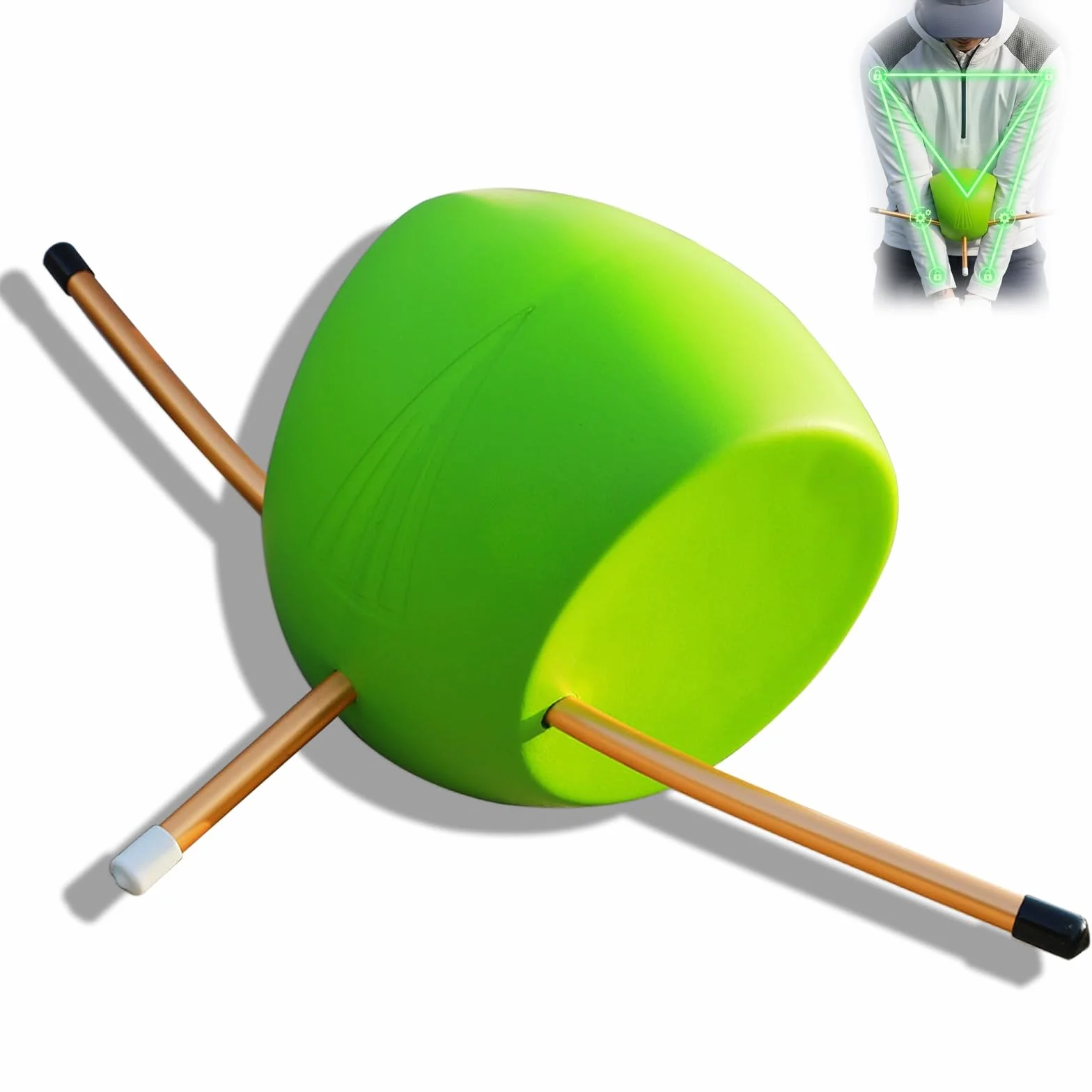 Golf Training Aid, Aiuto Allenamento Pratica Swing, Postura Y Stabile