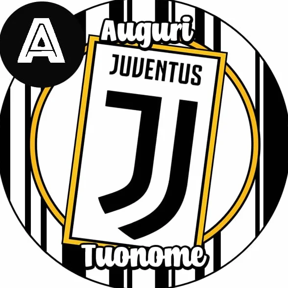 Cialda per Torta Juventus Fibra Vegetale Massima Risoluzione