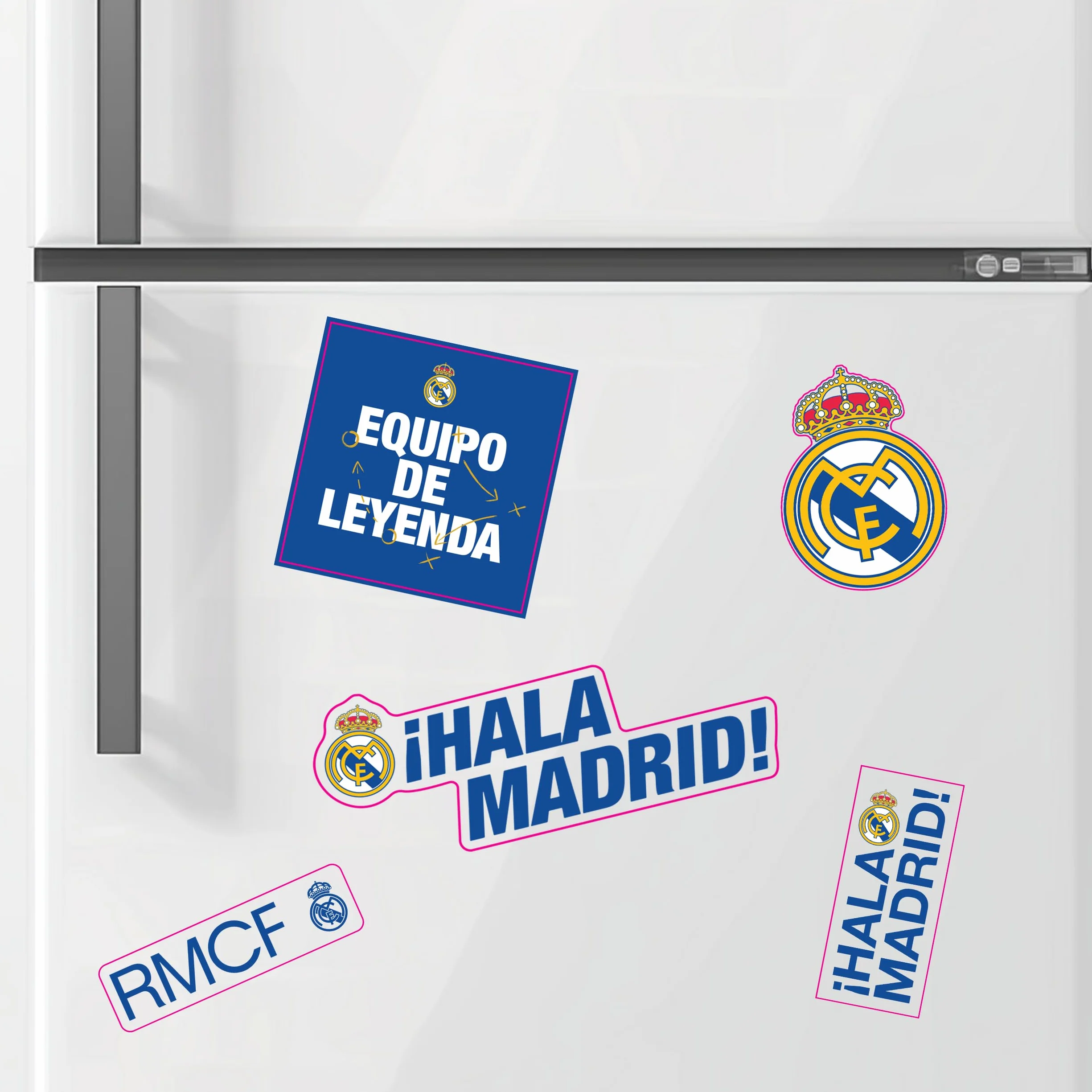 Adesivo da parete in vinile Real Madrid 70 x 40 cm stemma del club