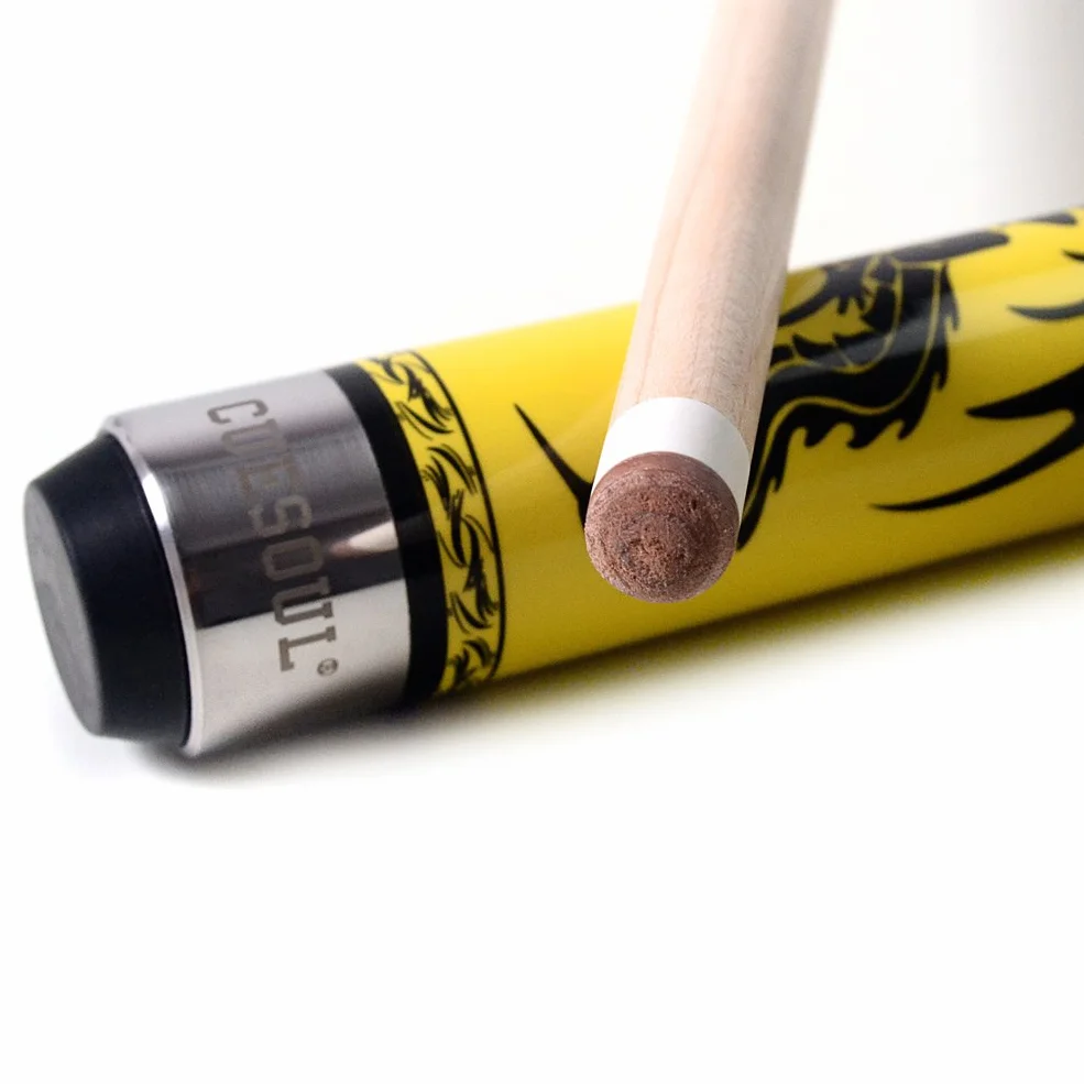 CUESOUL 58" 2 Piece Maple Biliardo Pool Stecche Sticks 19oz