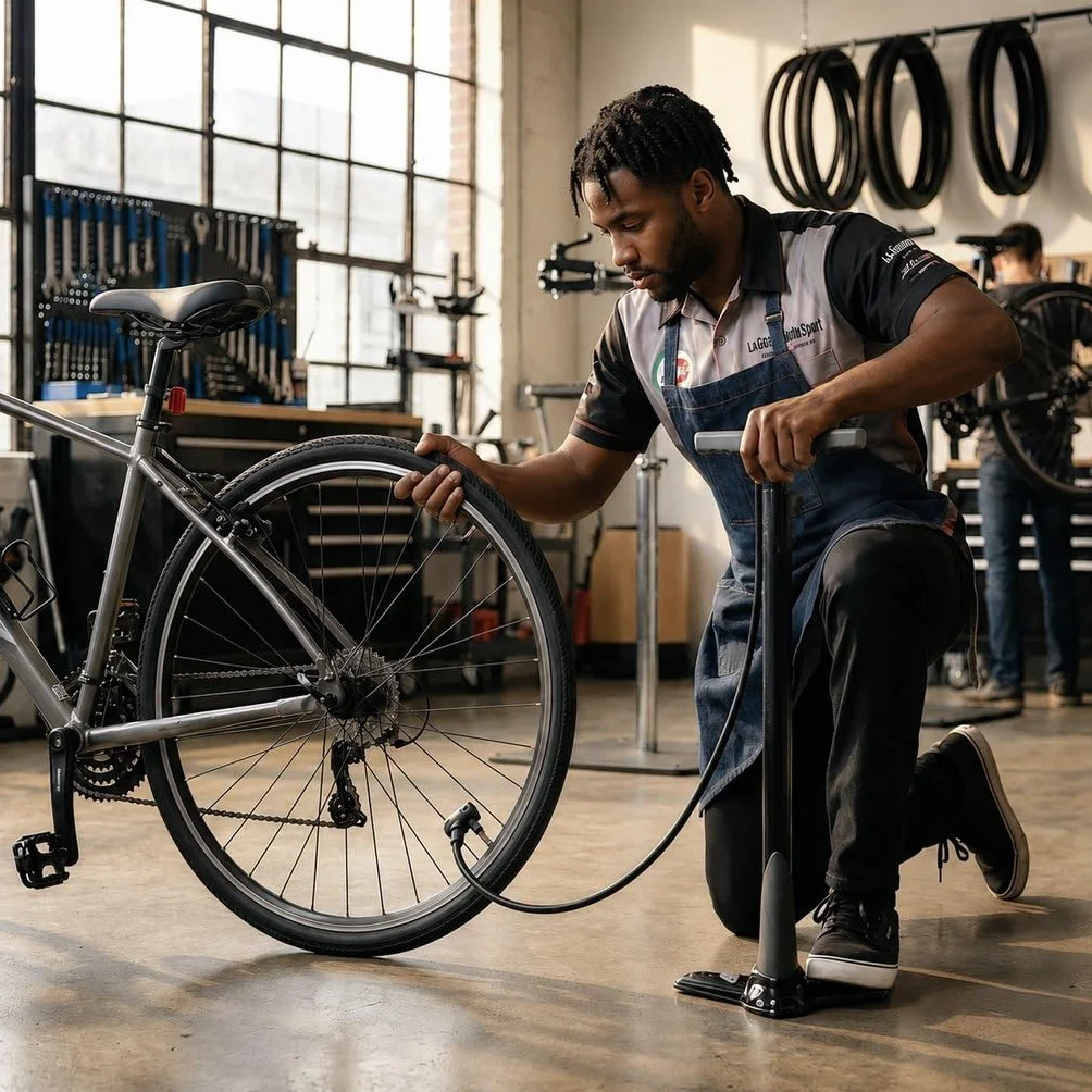 Pompa Jet In Acciaio Professionale Con Manometro Pompa Bici Da Terra Universale Per Valvole Presta Schrader Regina