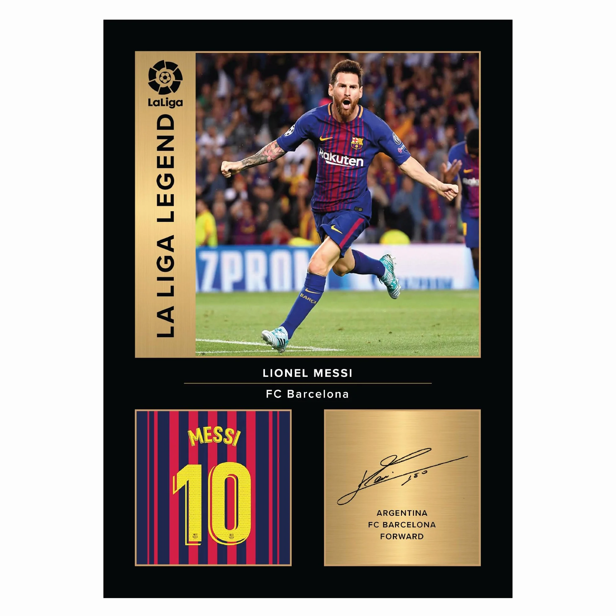 Lionel Messi Barcelona Legends A4 Wall Art Foto Stampata Regalo Fan Barca