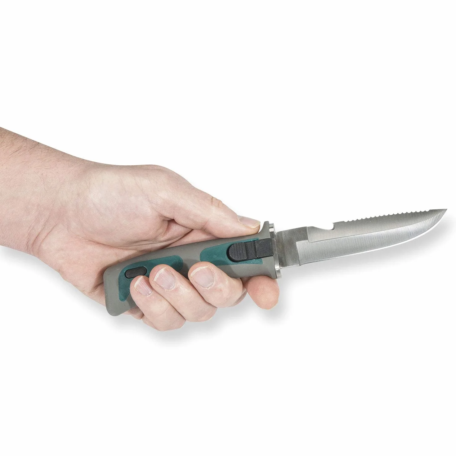 SEAC Coltello Subacqueo Acciaio Inox 11.5 cm Verde