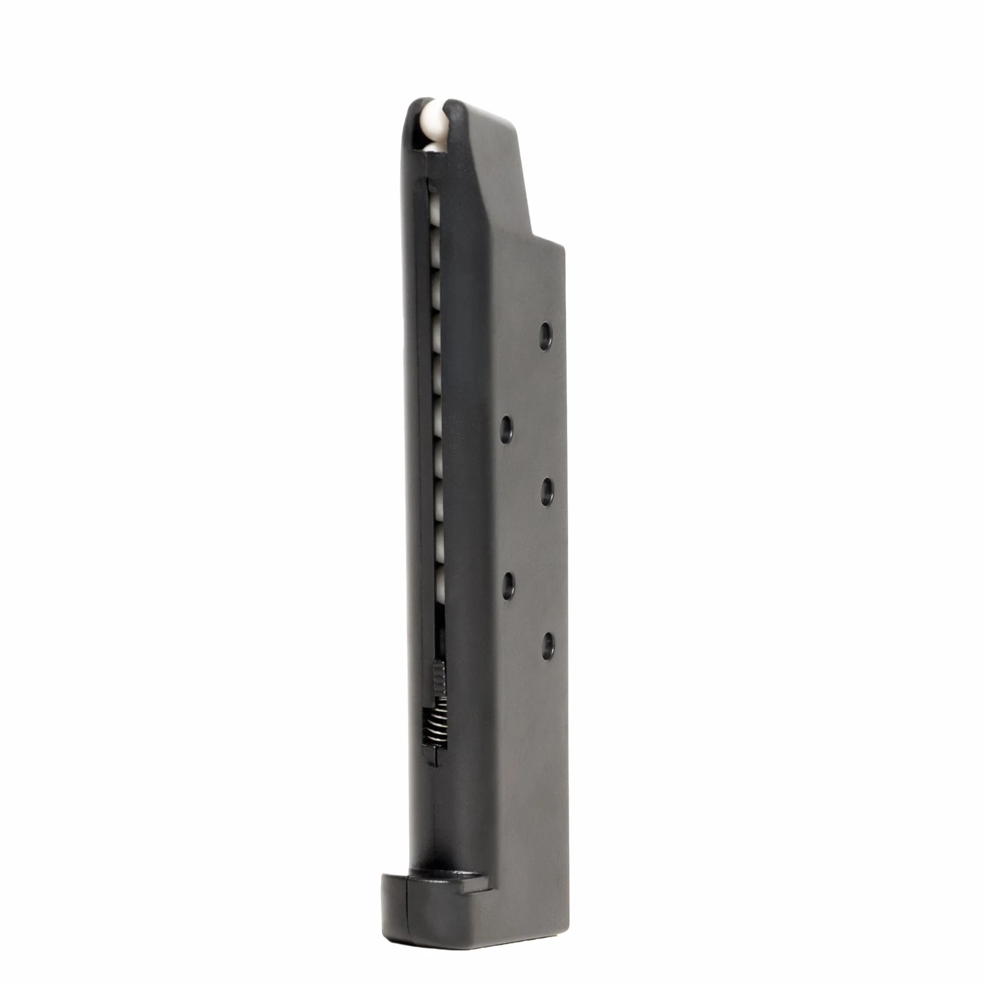 Pistola Softair a Molla, Calibro 6 mm, Corpo in Metallo, 0,9 Joule, 1000 Pallini
