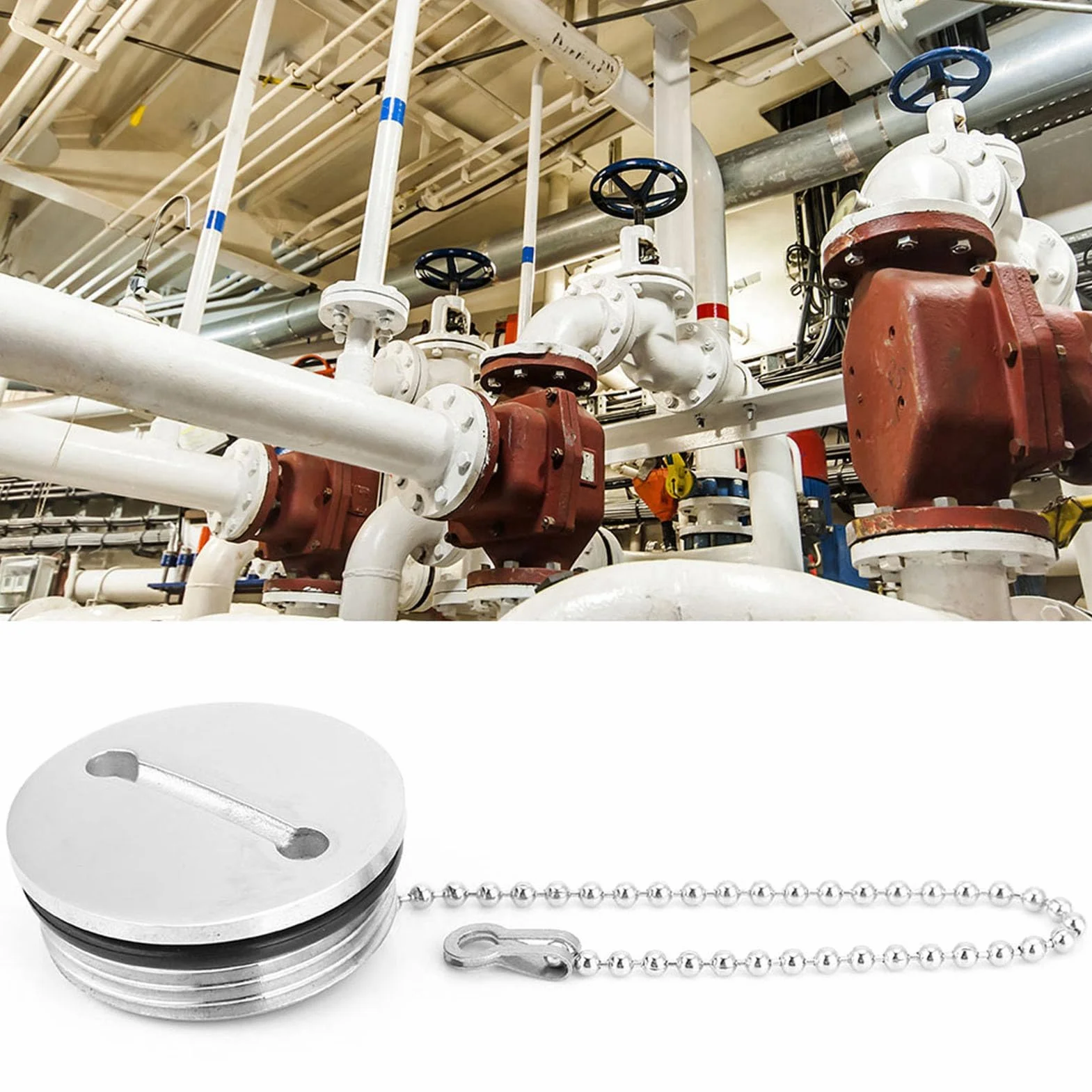 Tappo serbatoio carburante acciaio inossidabile 316 lucido per barche hardware marino