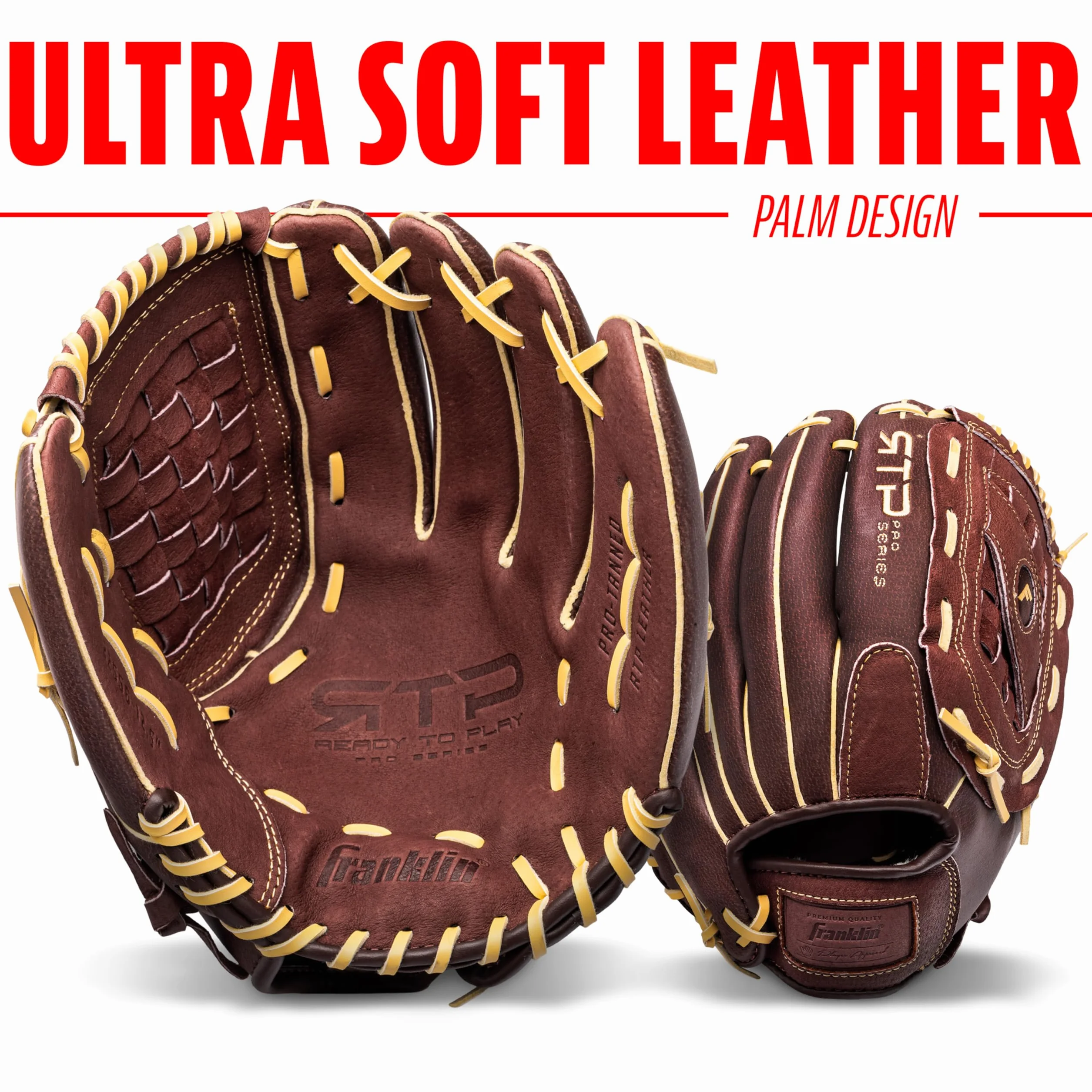 Franklin Sports RTP Pro - Guanti da baseball, per adulti e ragazzi