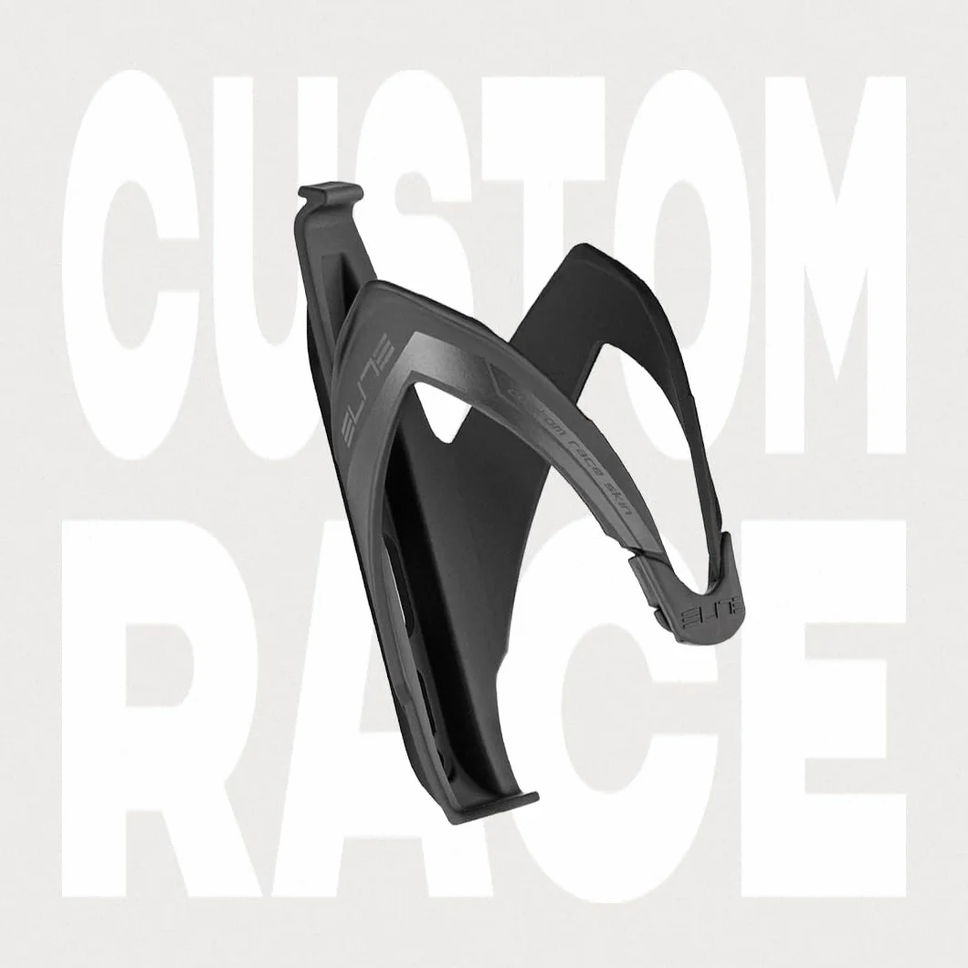 Elite Porta Borraccia Custom Race Bianco Logo Rosso