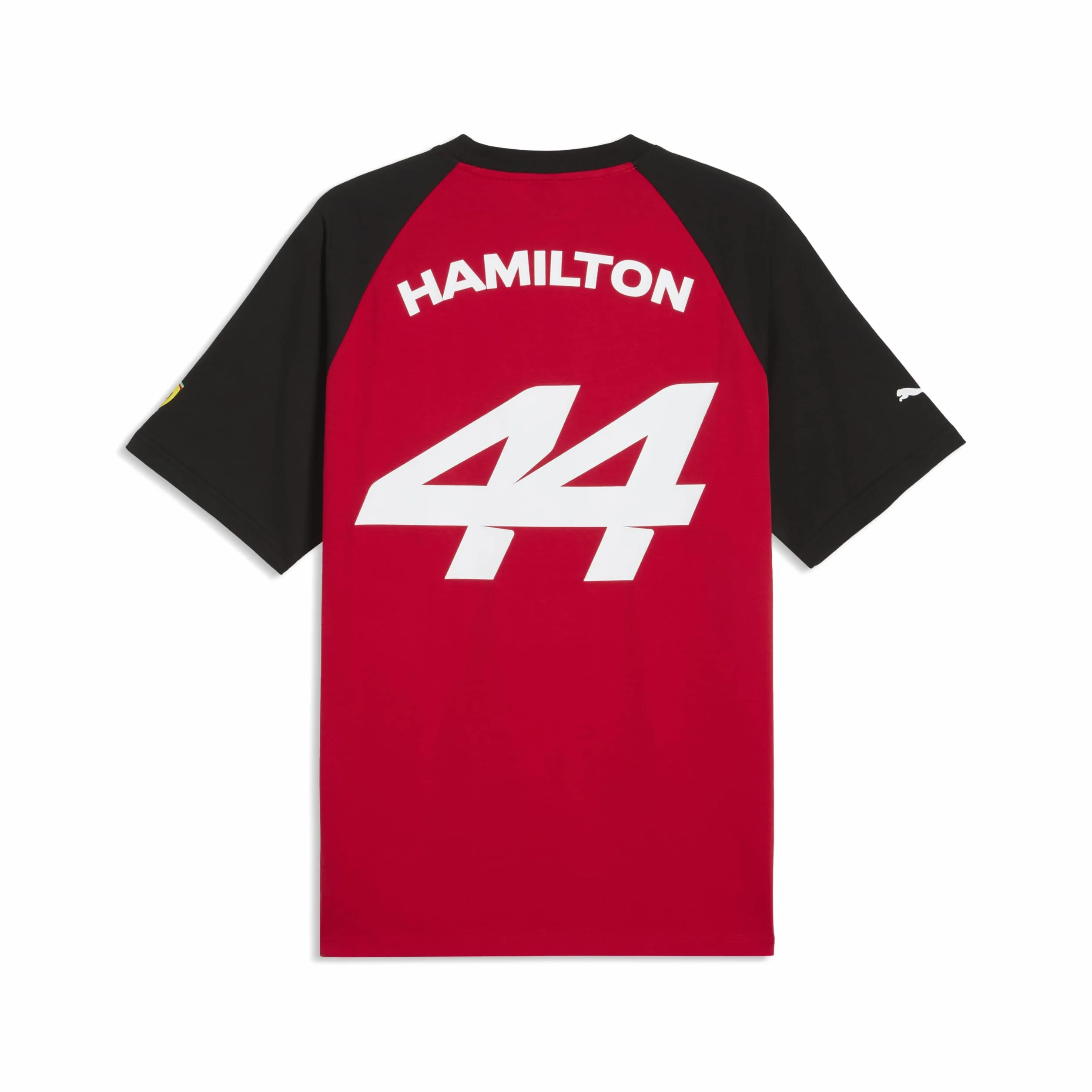PUMA Scuderia Ferrari F1 T-Shirt Driver Lewis Hamilton Rosso