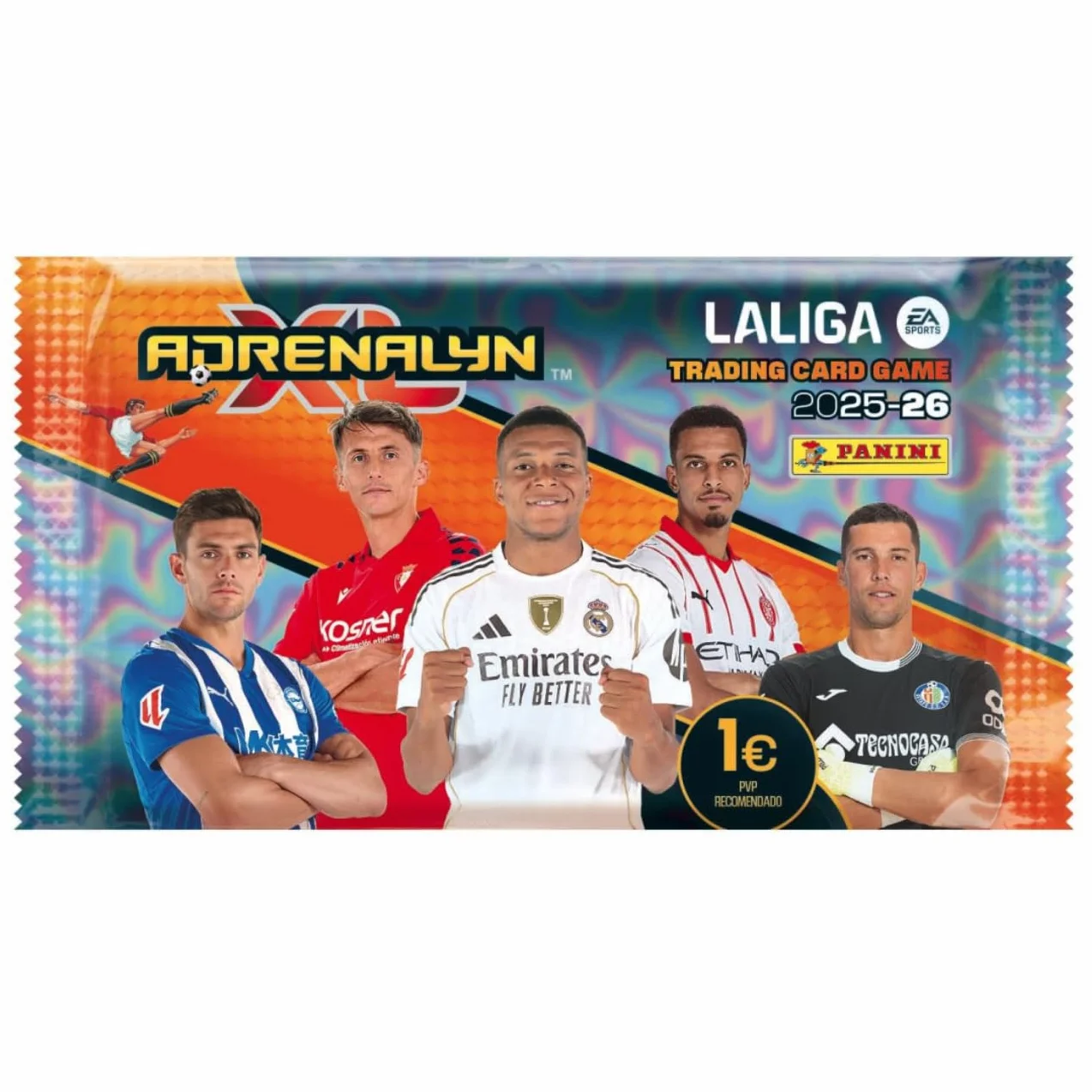 Album Adrenalyn XL 2025 2026 Panini con Carte Calcio, Raccoglitore e Buste