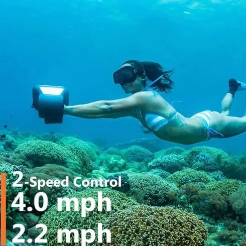 Monopattino subacqueo S1 con 2 velocità e supporto action camera per sport acquatici