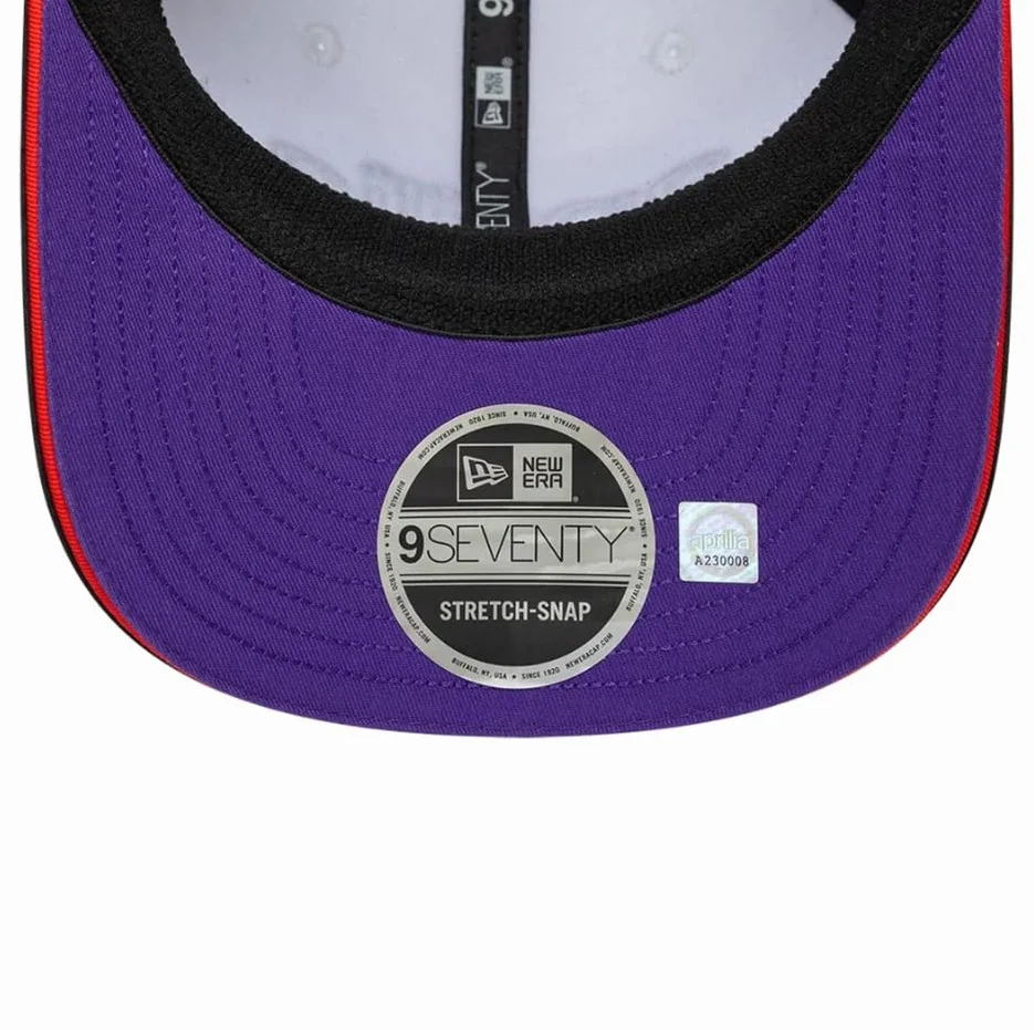 Aprilia Racing Superbike Marco Bezzecchi Berretto da Baseball Cappello Regolabile Bianco Nero 2026