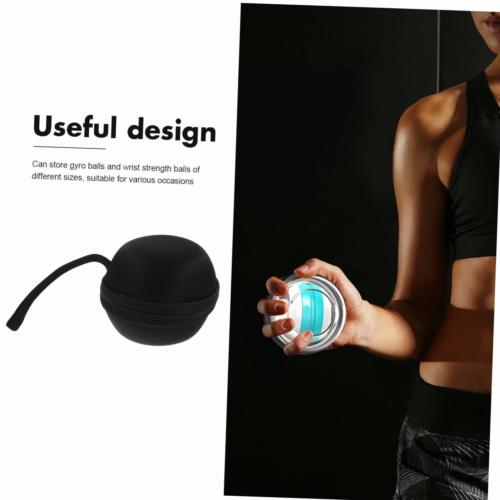 YARNOW Borsa per Riporre la Palla da Polso Gyro Custodia Accessori Portatile