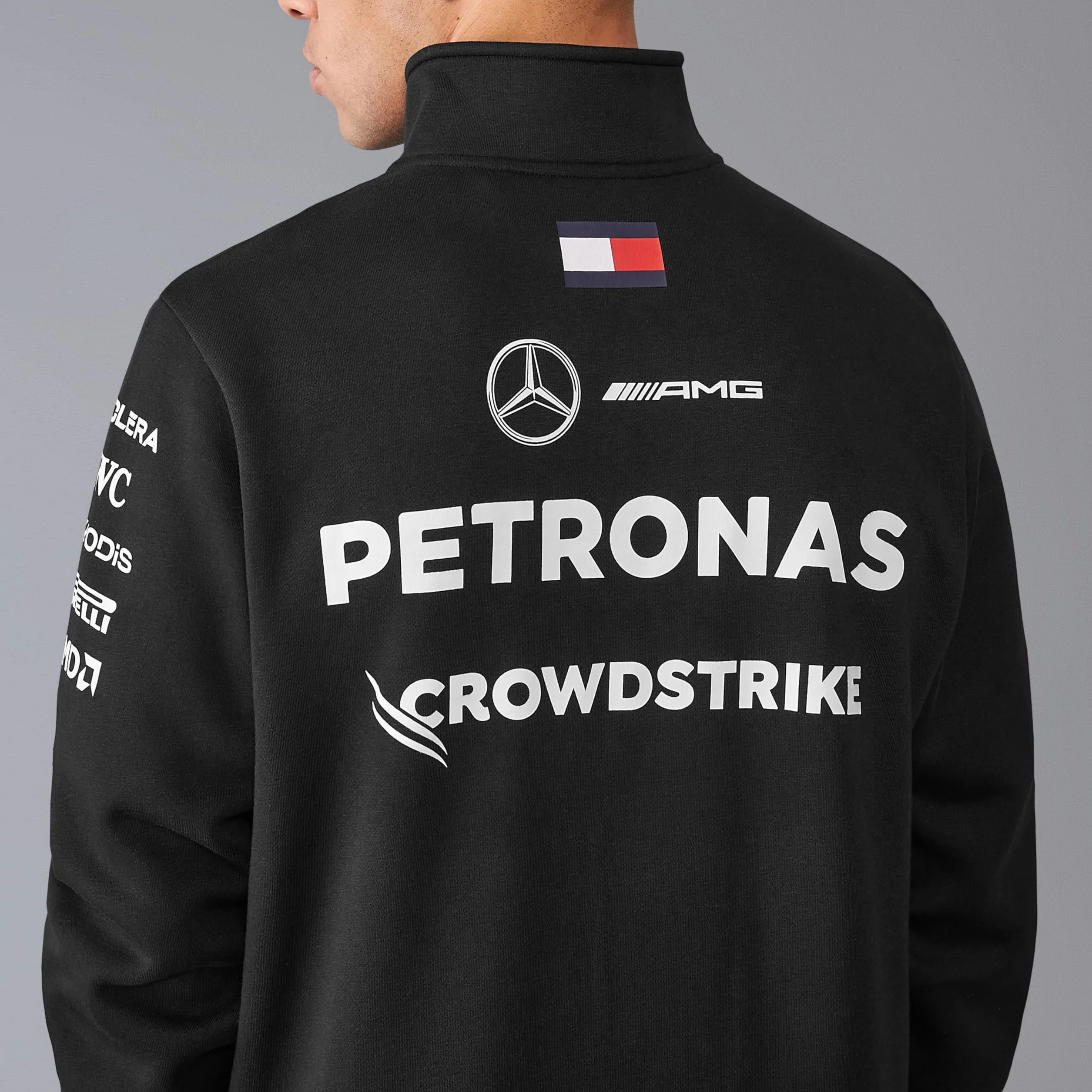 Mercedes AMG Petronas F1 Team Maglione 1/4 Zip Nero M 2024