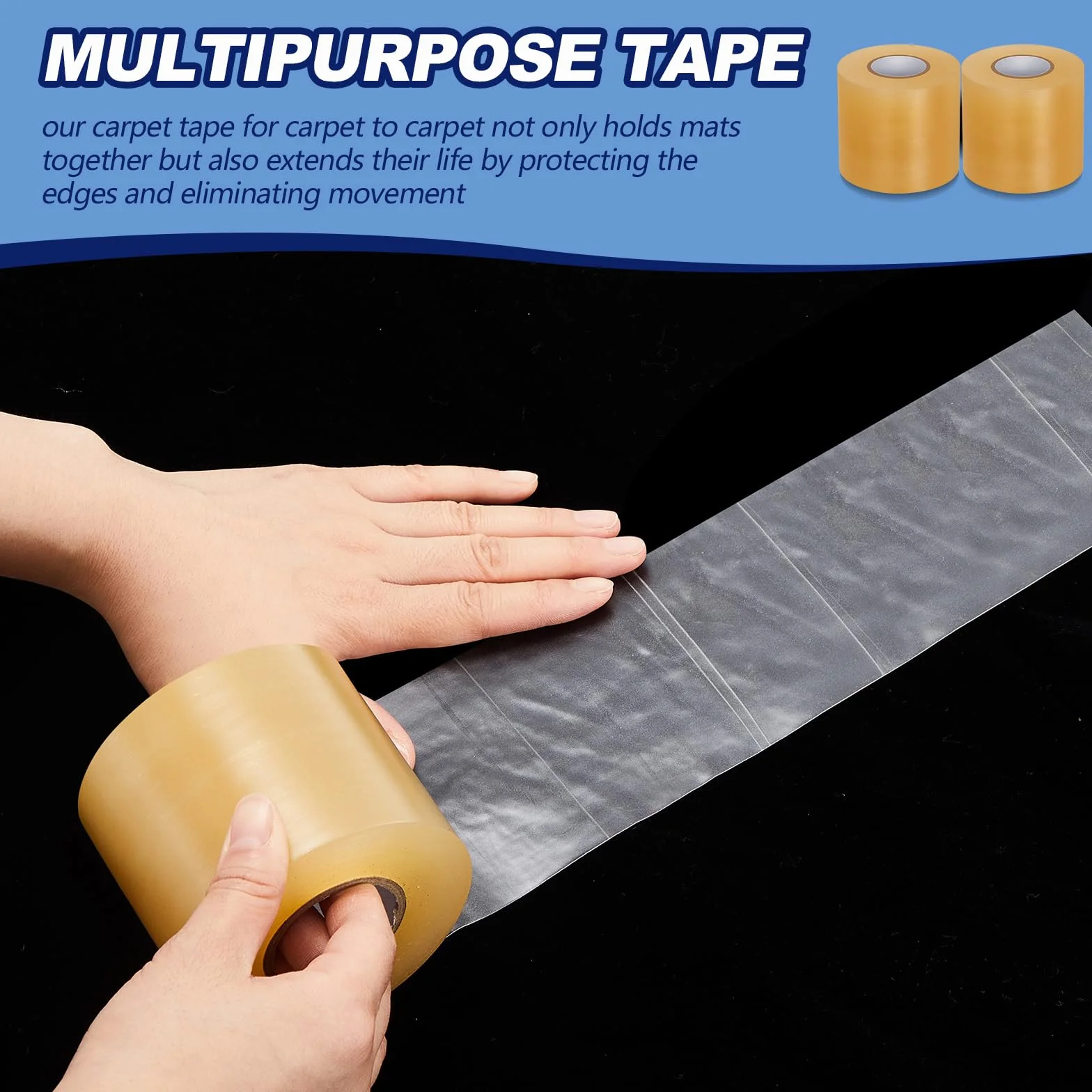 Pangda 2 nastri per tappetino da wrestling PVC 7 o 10 cm per palestra