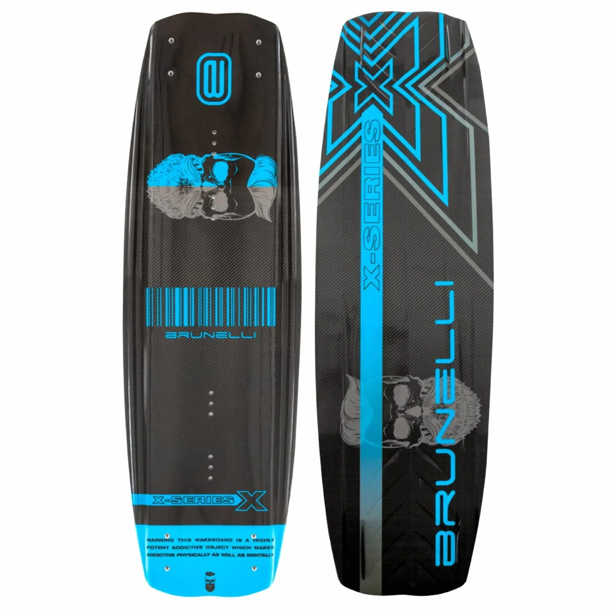 Brunelli Wakeboard Package 138 cm Wakeboard Bindings