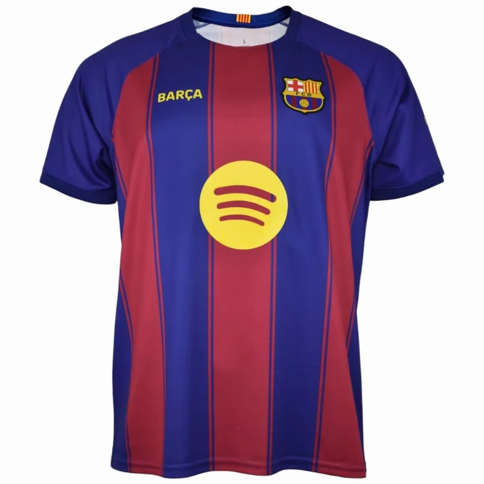 FC Barcelona Maglietta Lamine Yamal 25/26 1ª Attrezzatura Adulti Replica Stadio Nome Dorsal Barça